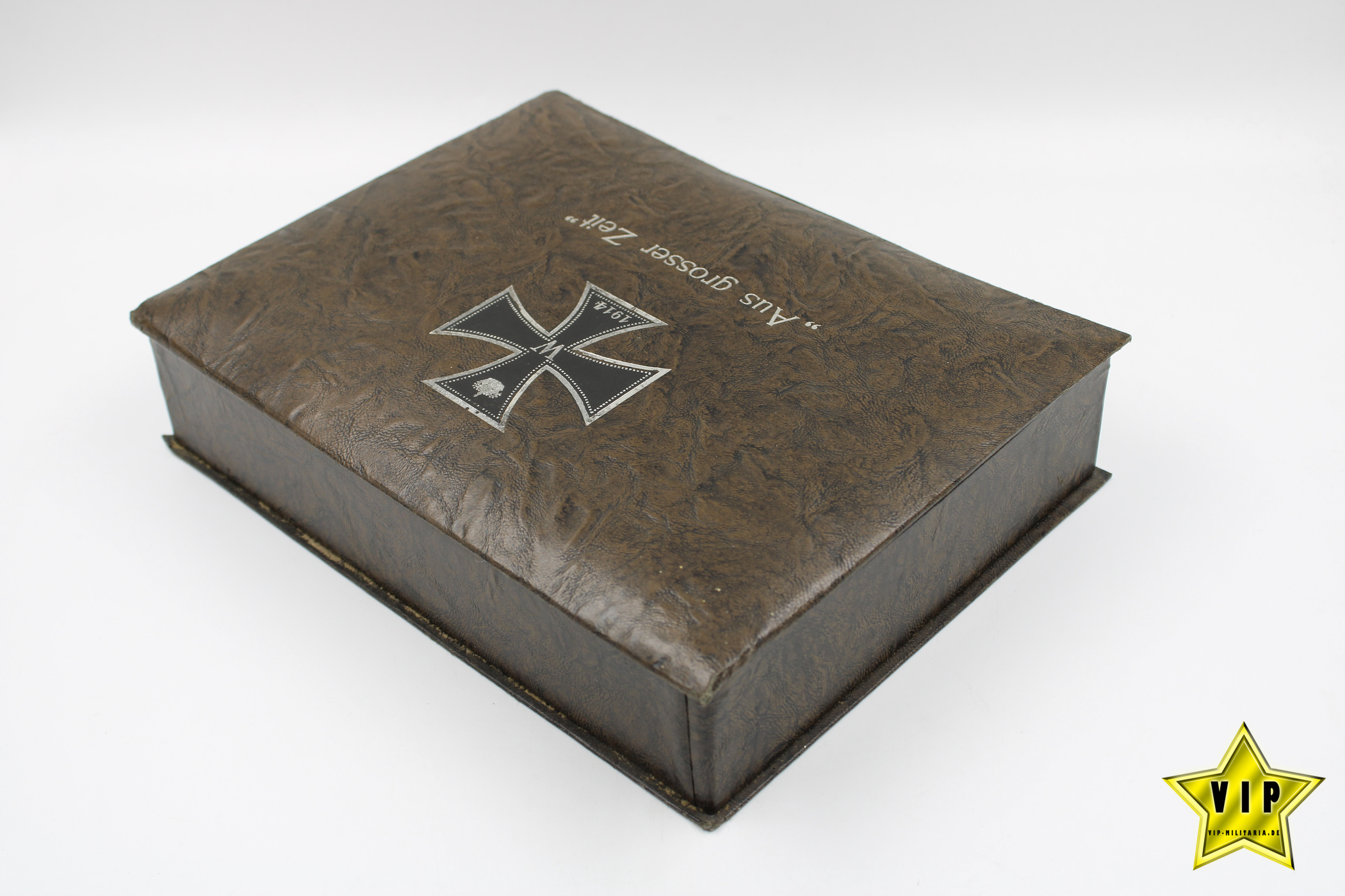 Aufbewahrungskiste Eisernes Kreuz 1914  "Aus grosser Zeit"