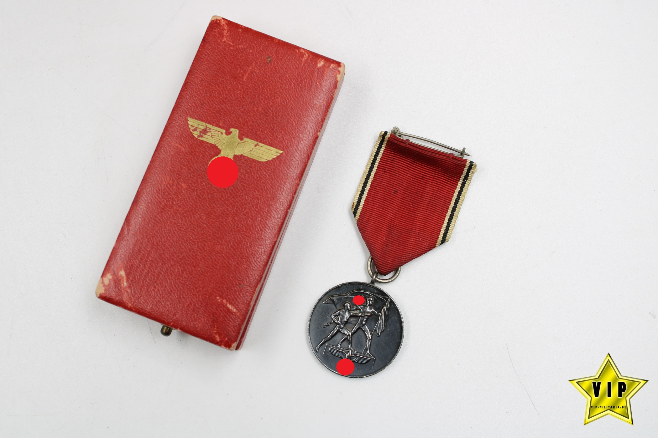 Anschluss Medaille 13. März 1938 Österreich im Etui 