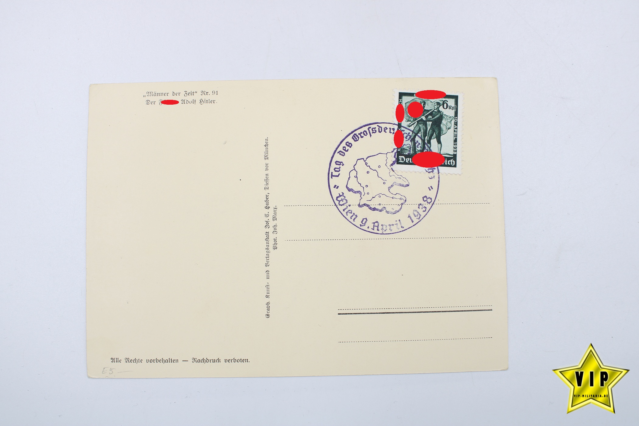 Postkarte Adolf Hitler