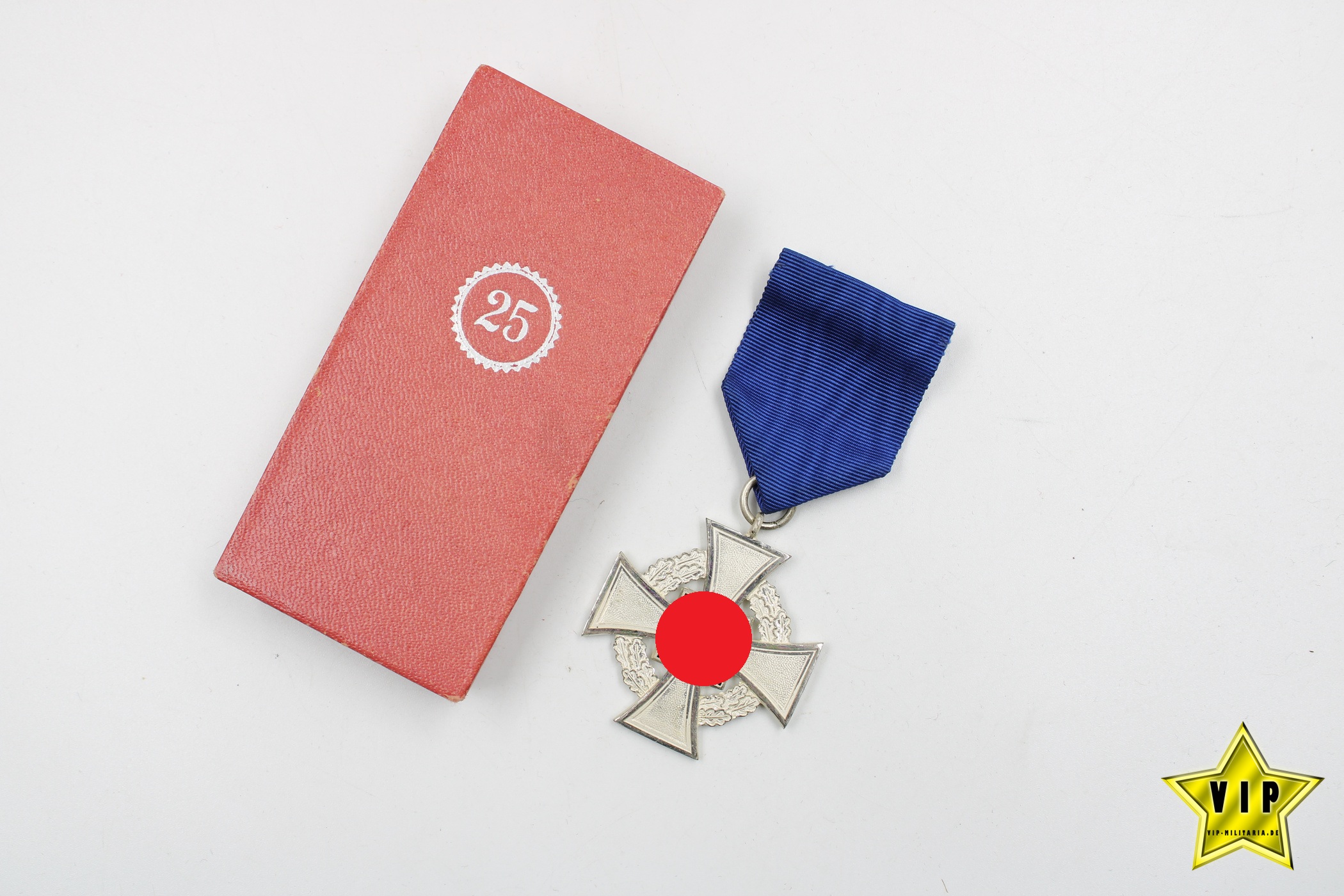 Treuedienst Ehrenzeichen in Silber 25 Jahre im Verleihungsetui 