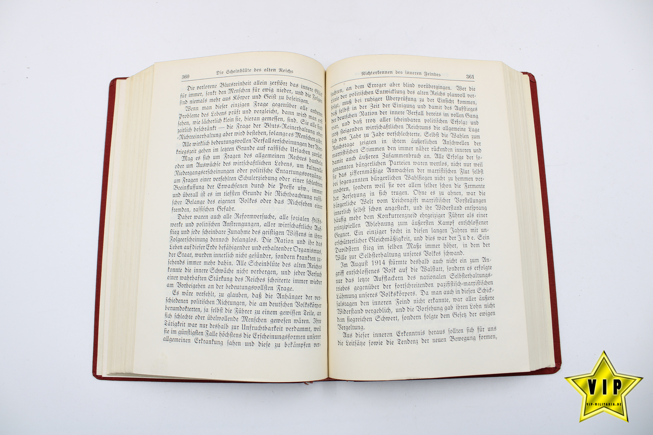 Mein Kampf rote Tornister Ausgabe 1940 Taschenbuch