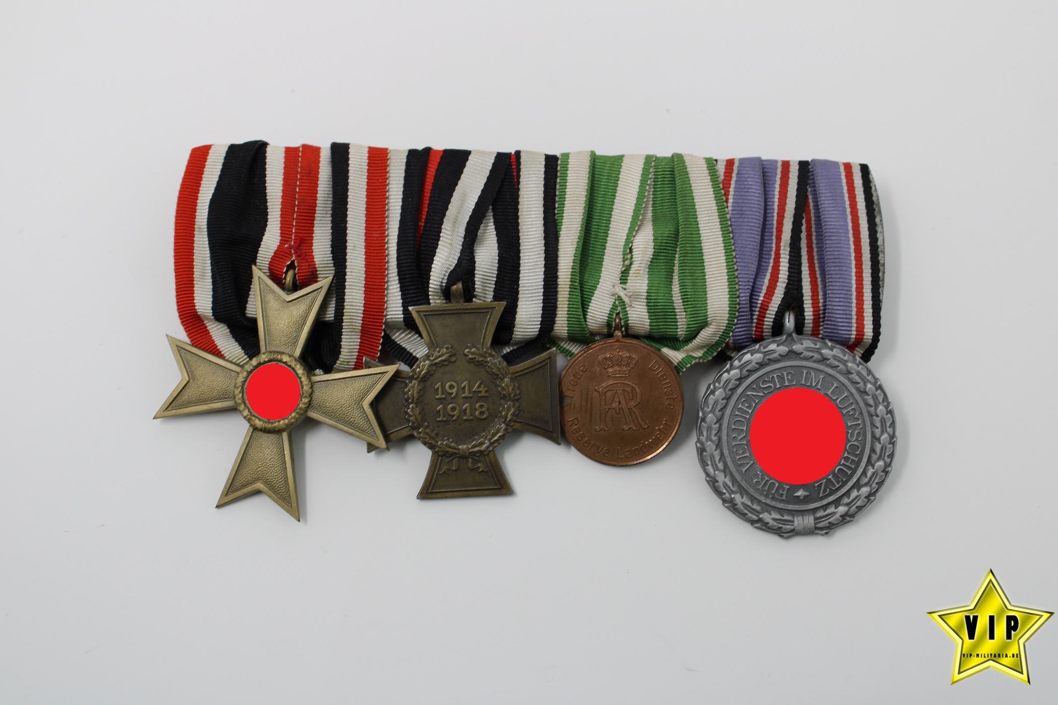 Ordensspange 3. Reich Kriegsverdienstkreuz 1939 Luftschutz