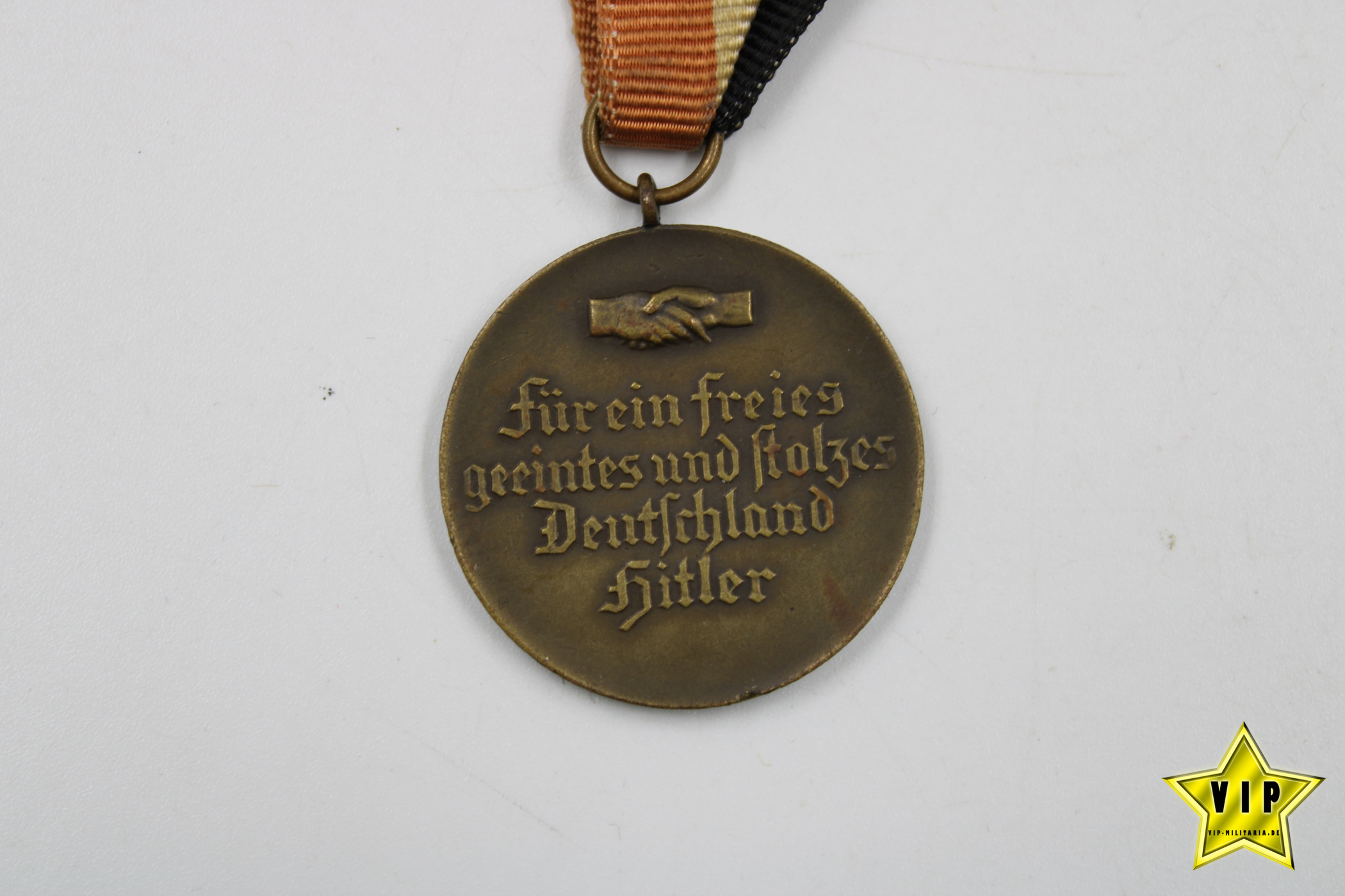 NSDAP Bronzemedaille Adolf Hitler-Hindenburg 1933 