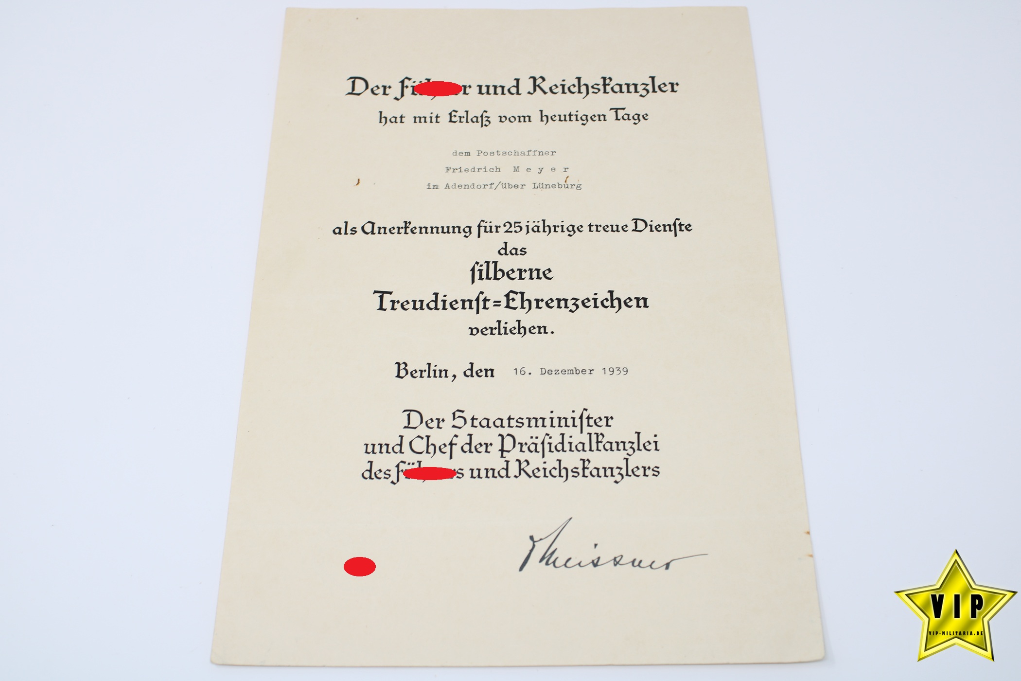 1. Weltkrieg und 3. Reich Eisernes Kreuz 1914 Nachlass einer Person