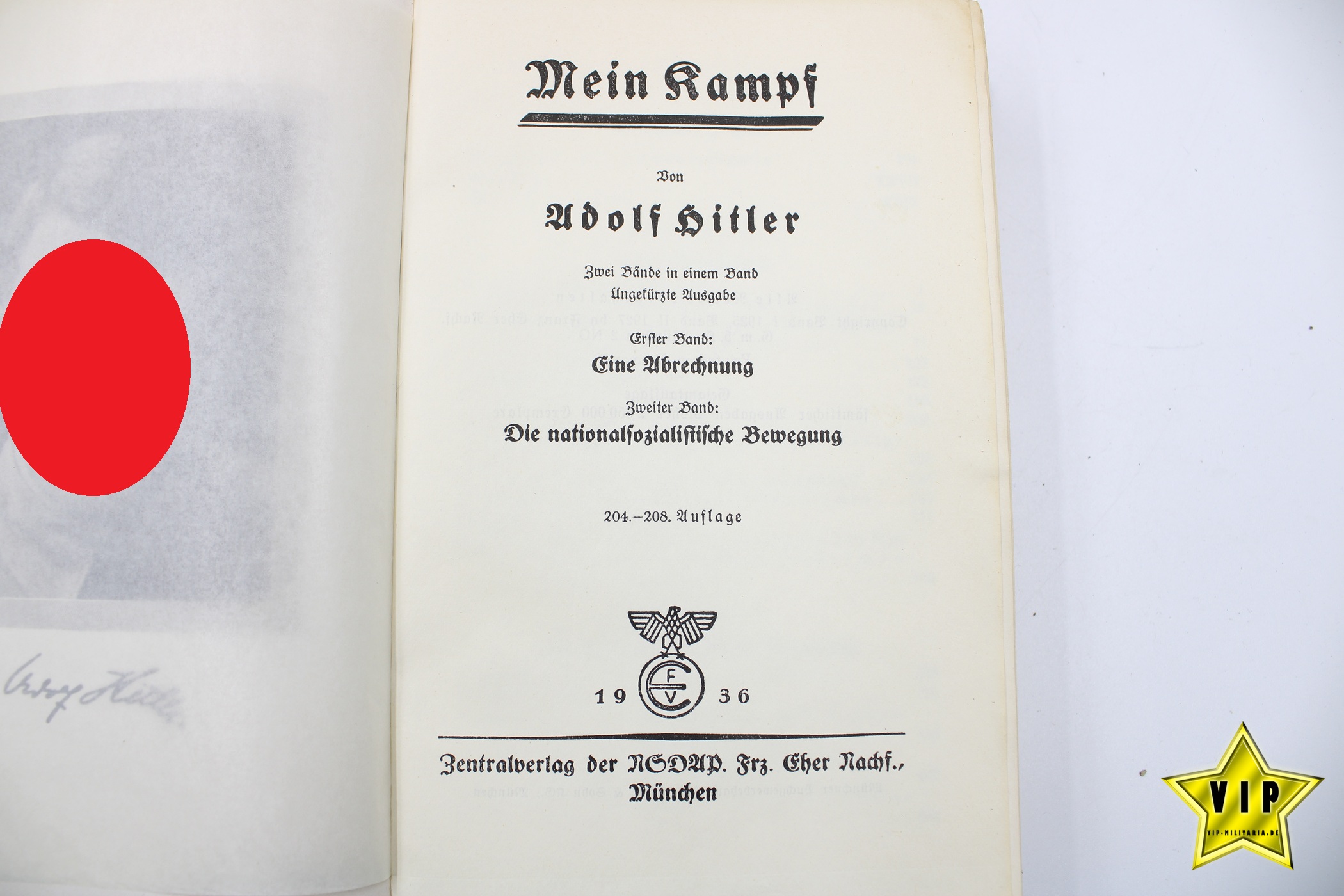 Mein Kampf 1936 mit Goldschnitt