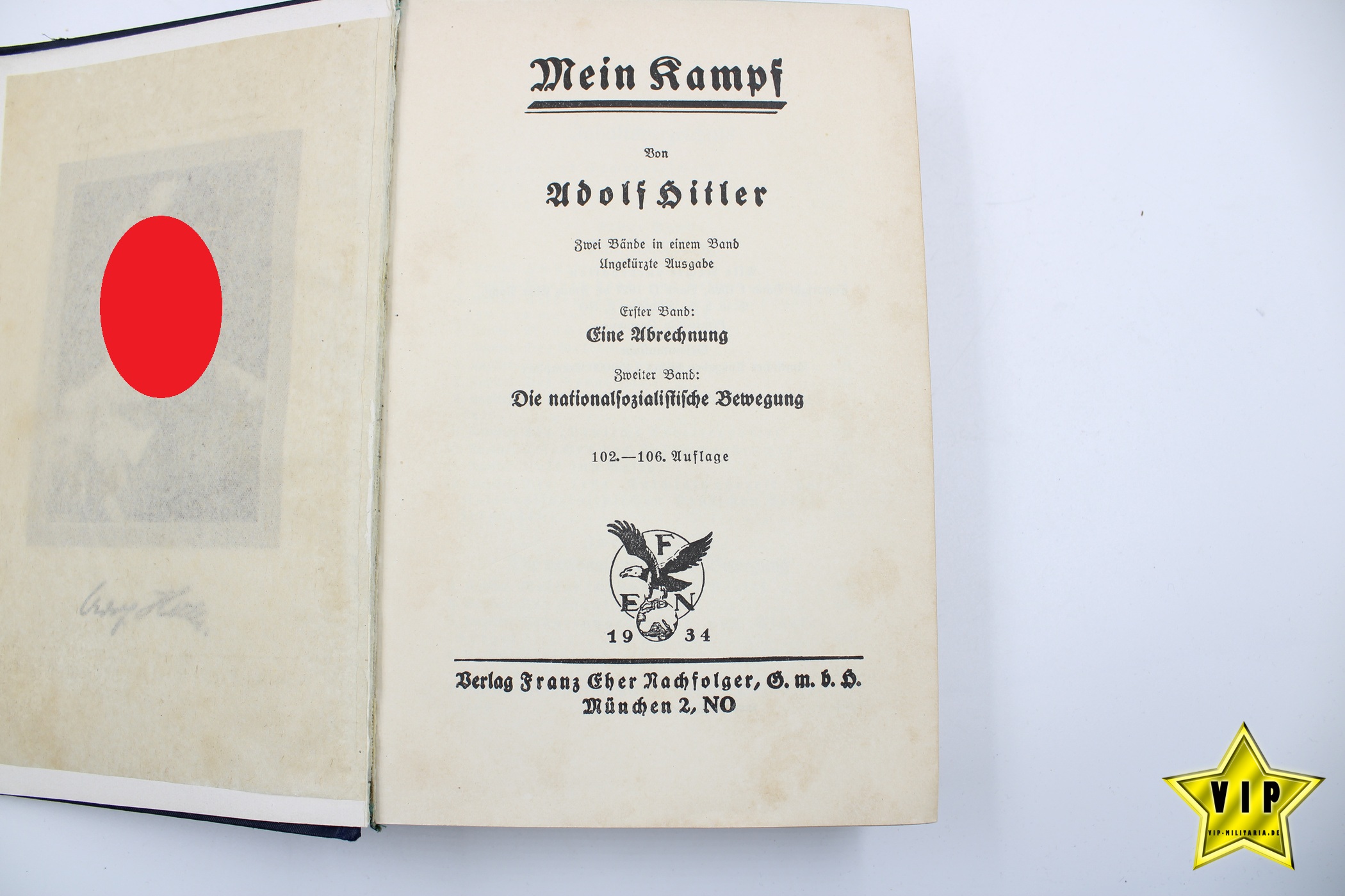 Mein Kampf 1934 Volksausgabe