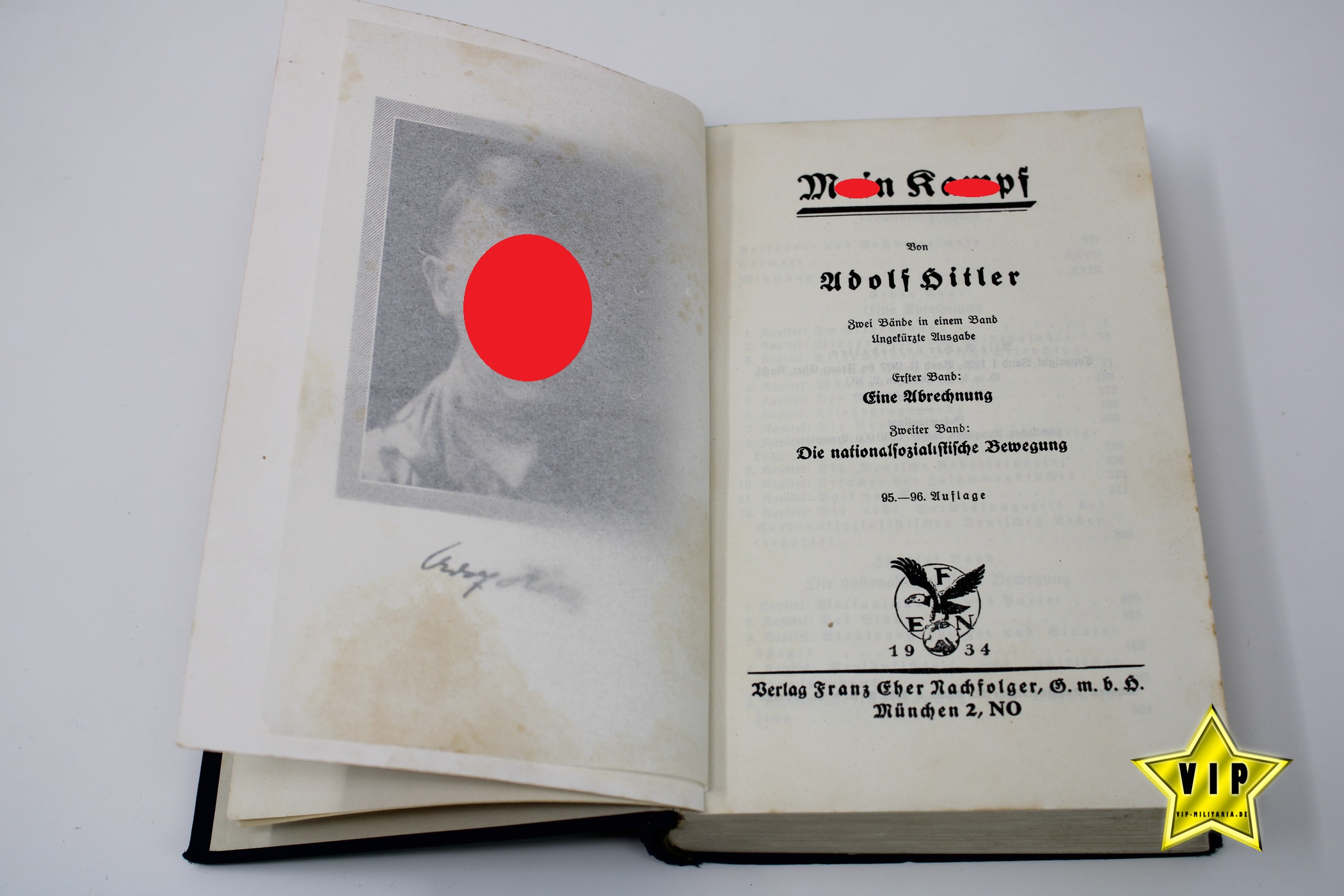 ADOLF HITLER MEIN KAMPF AUSGABE VON 1934