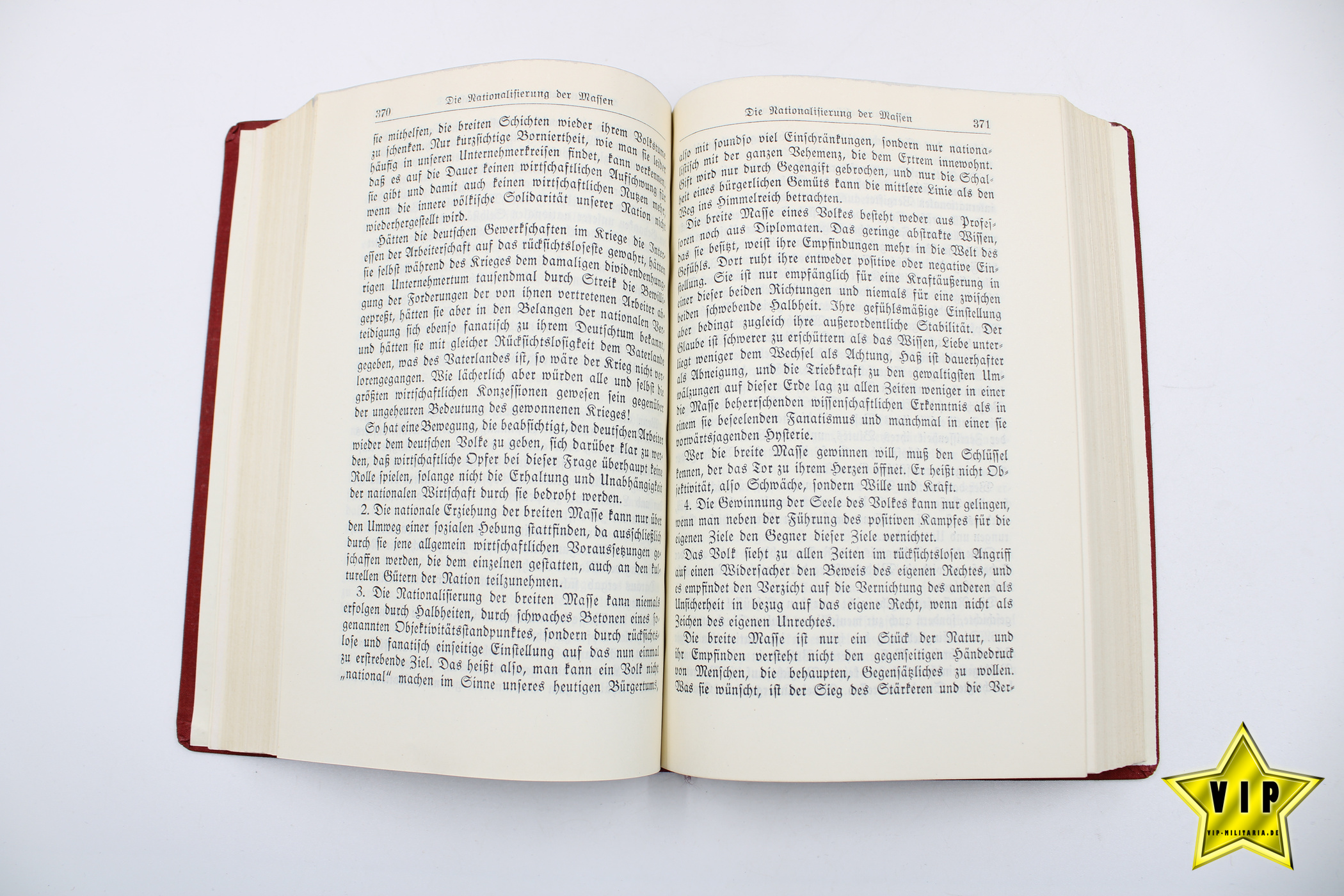 Mein Kampf rote Tornister Ausgabe 1940 Taschenbuch