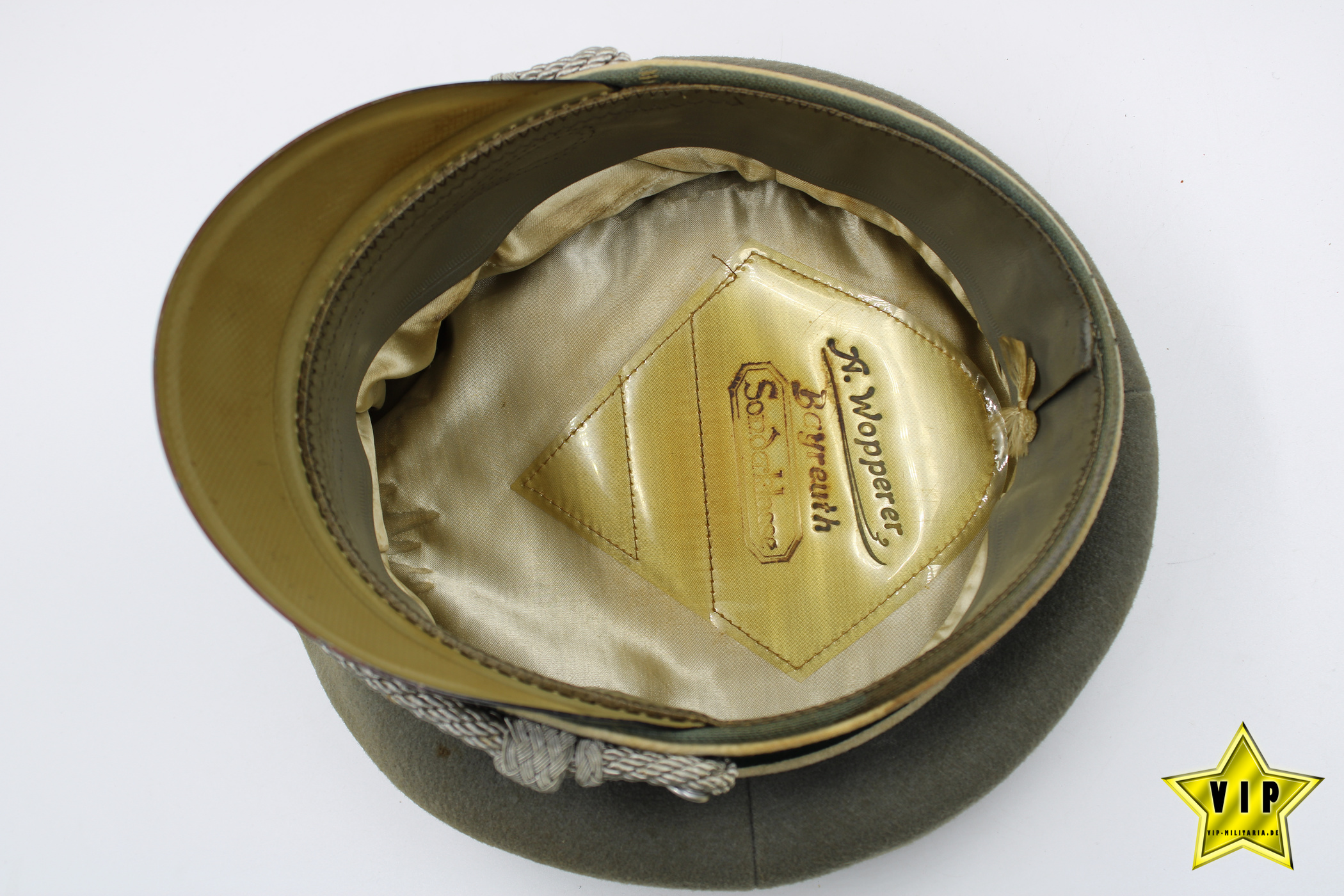 Infanterie Offizier Schirmmütze mit träger Bilder Bayreuth