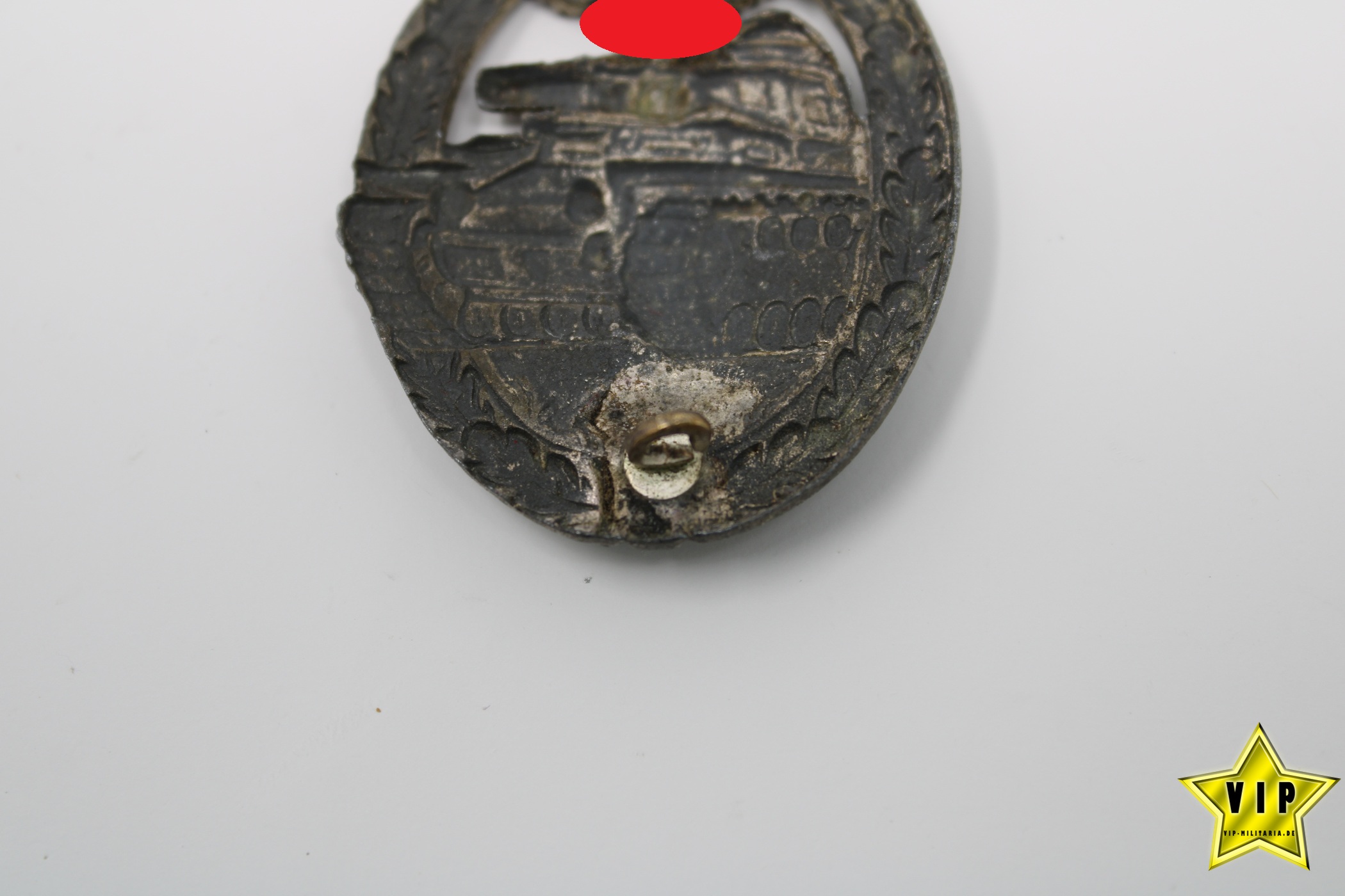 Panzerkampfabzeichen in Silber  Wilhelm Deumer