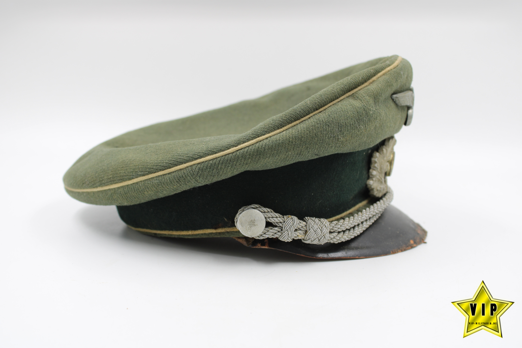 Infanterie Offizier Schirmmütze Dachbodenfund