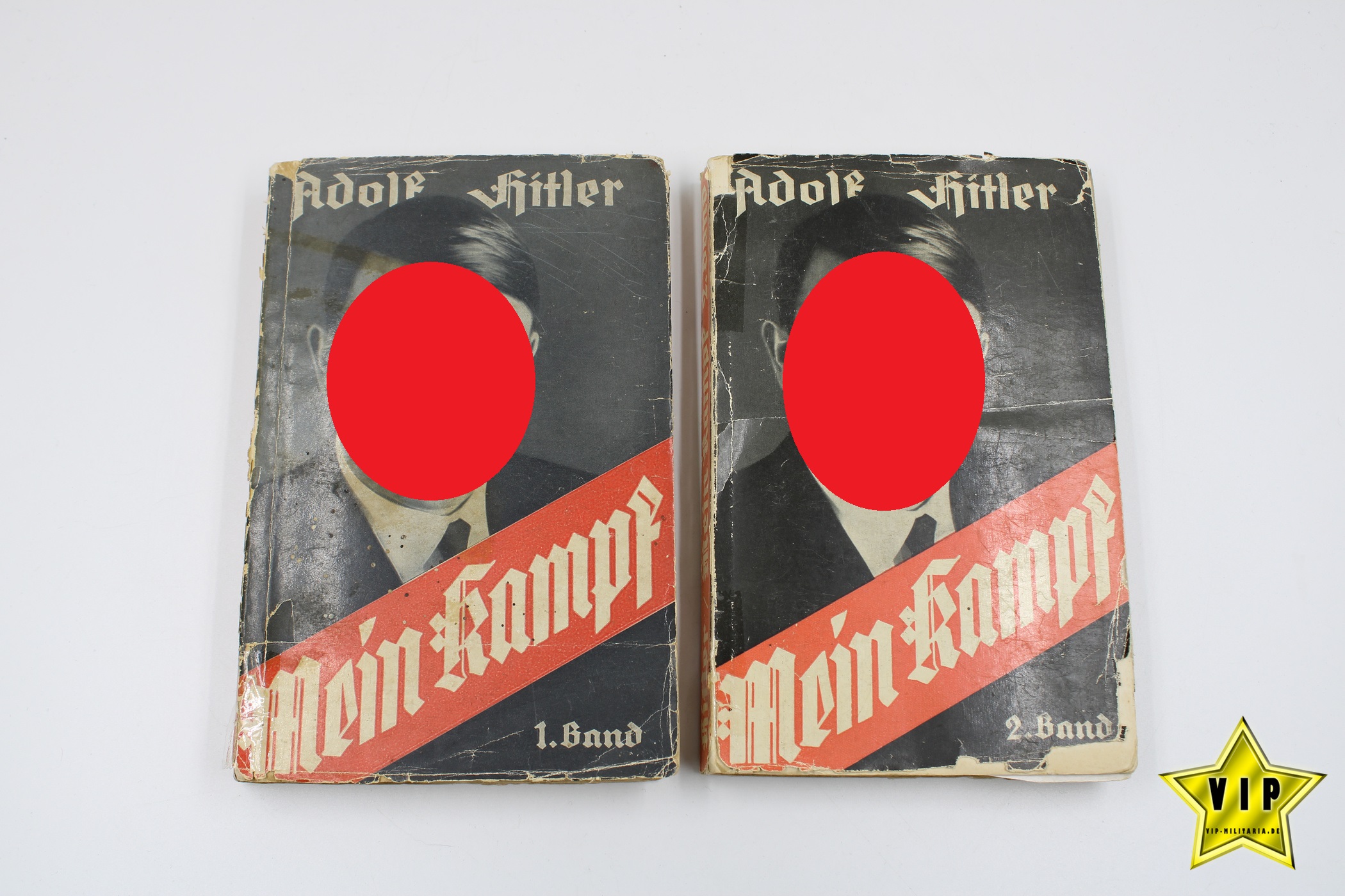 Adolf Hitler Mein Kampf Band 1+2 mit Schutzumschlag 1933