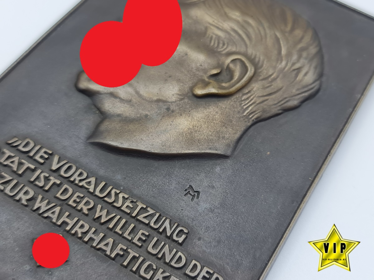 Adolf Hitler Bronze Relief Adolf Hitler Bronze Relief