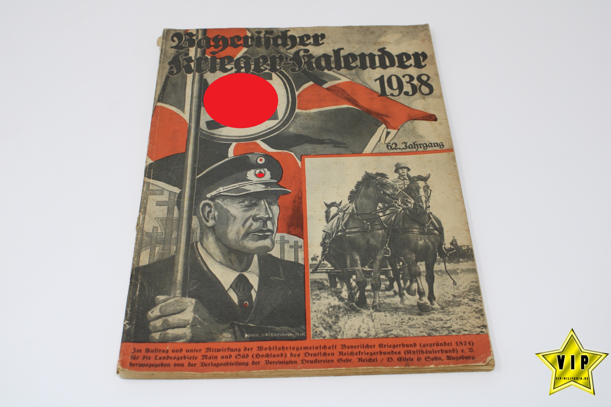 Bayrischer Krieger Kalender 1938