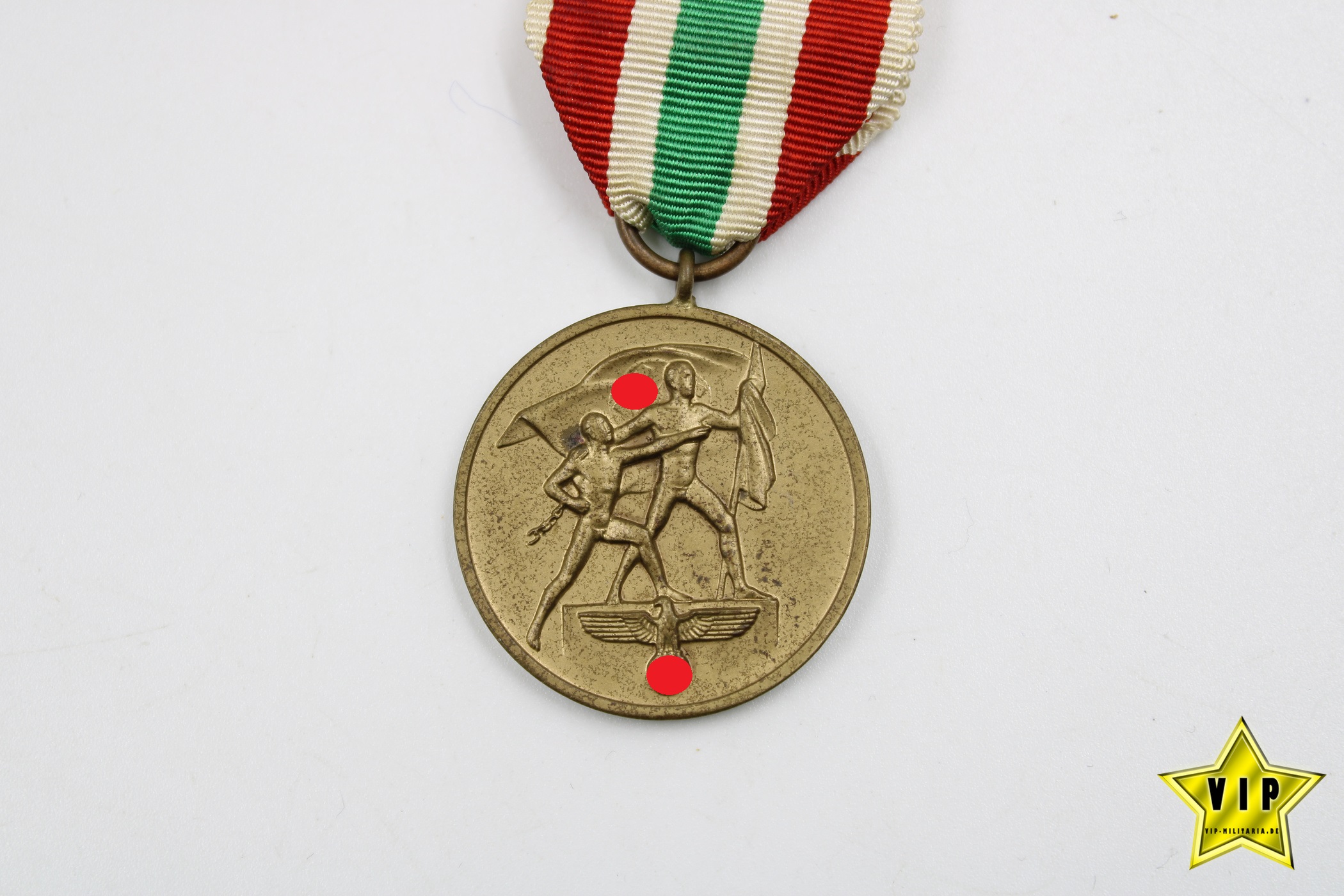 Memelland Medaille 1939 Hersteller H.C. im Etui