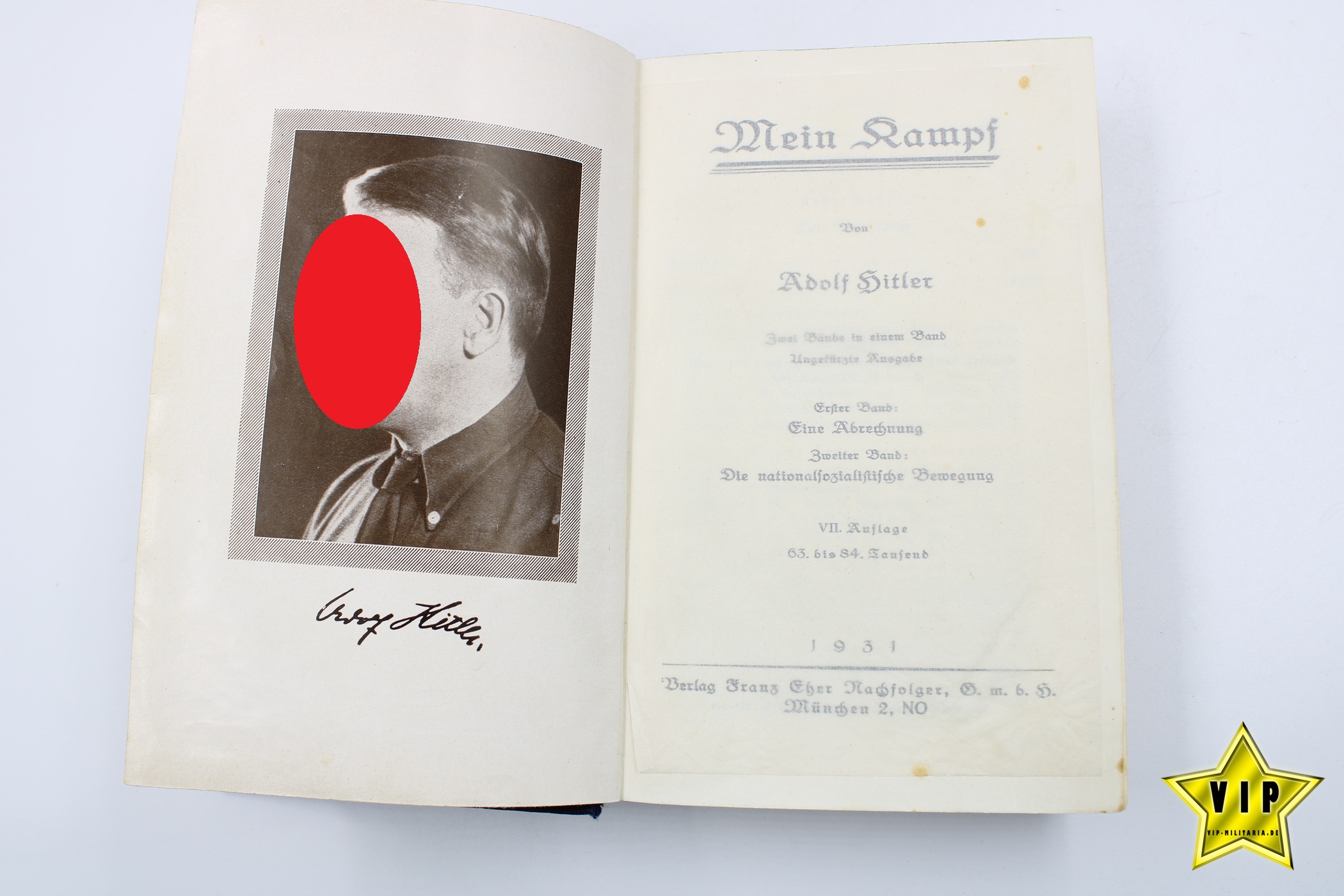 Mein Kampf 1931 frühe Volksausgabe 