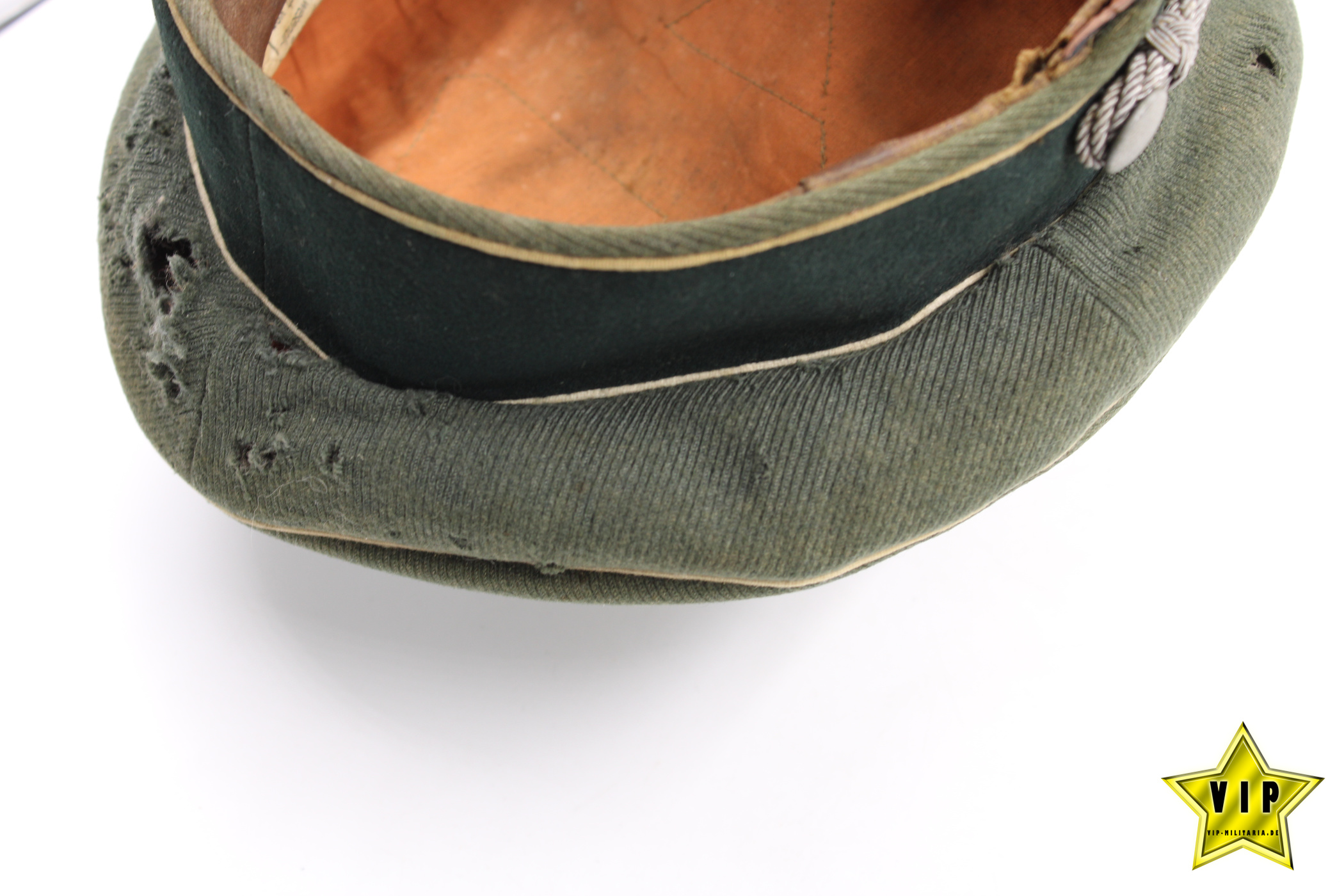 Infanterie Offizier Schirmmütze Dachbodenfund
