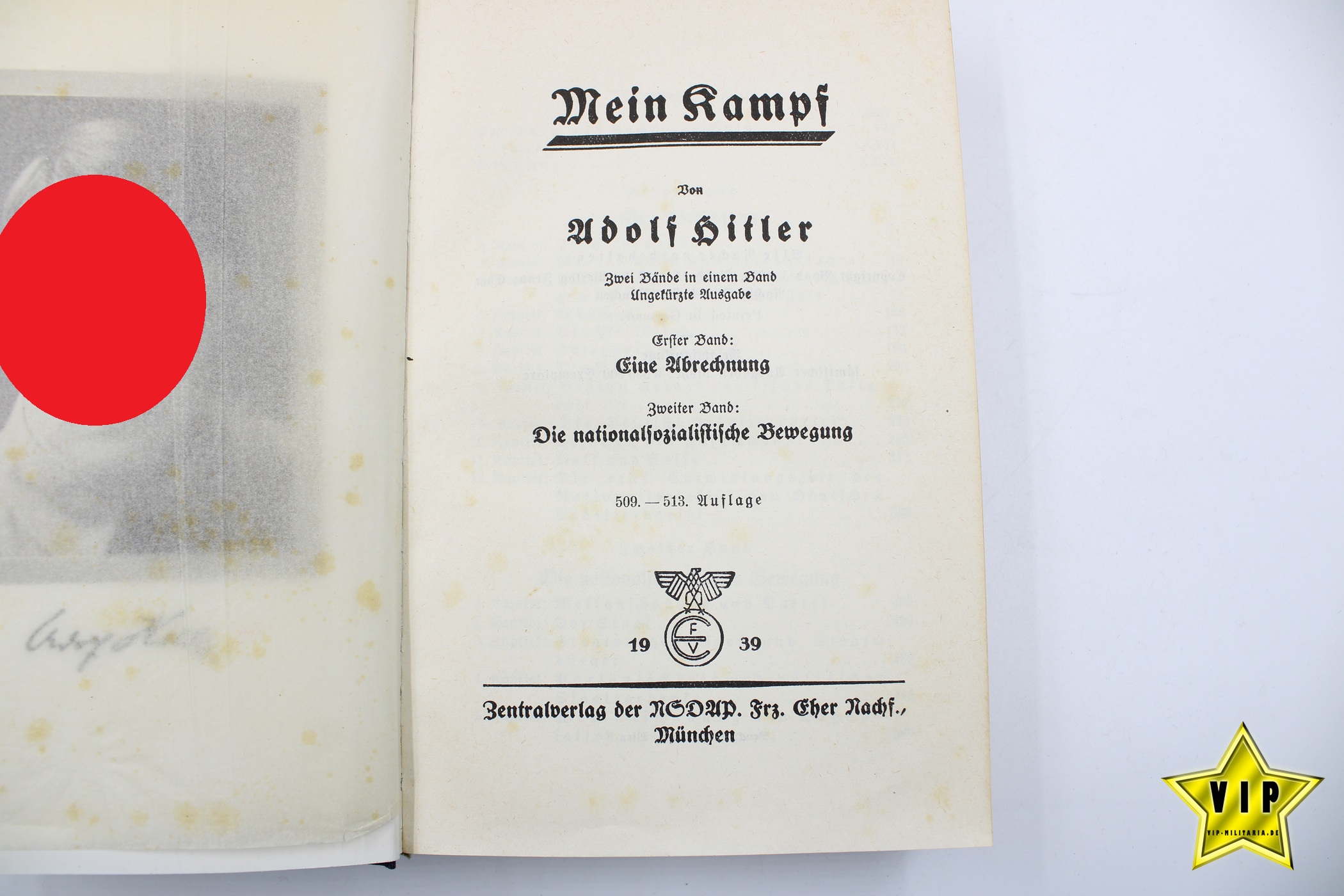 Mein Kampf 1939 Volksausgabe