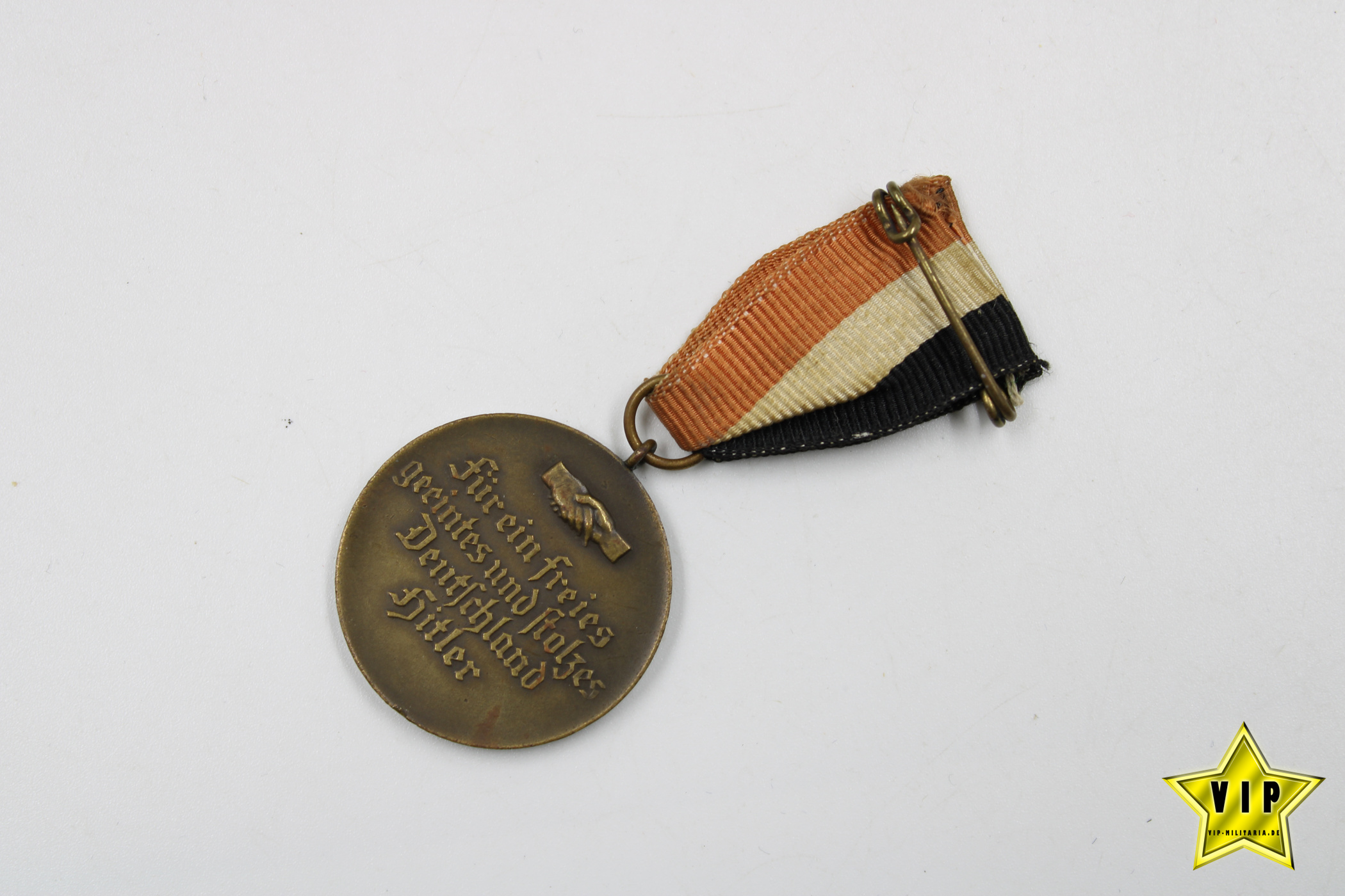 NSDAP Bronzemedaille Adolf Hitler-Hindenburg 1933 