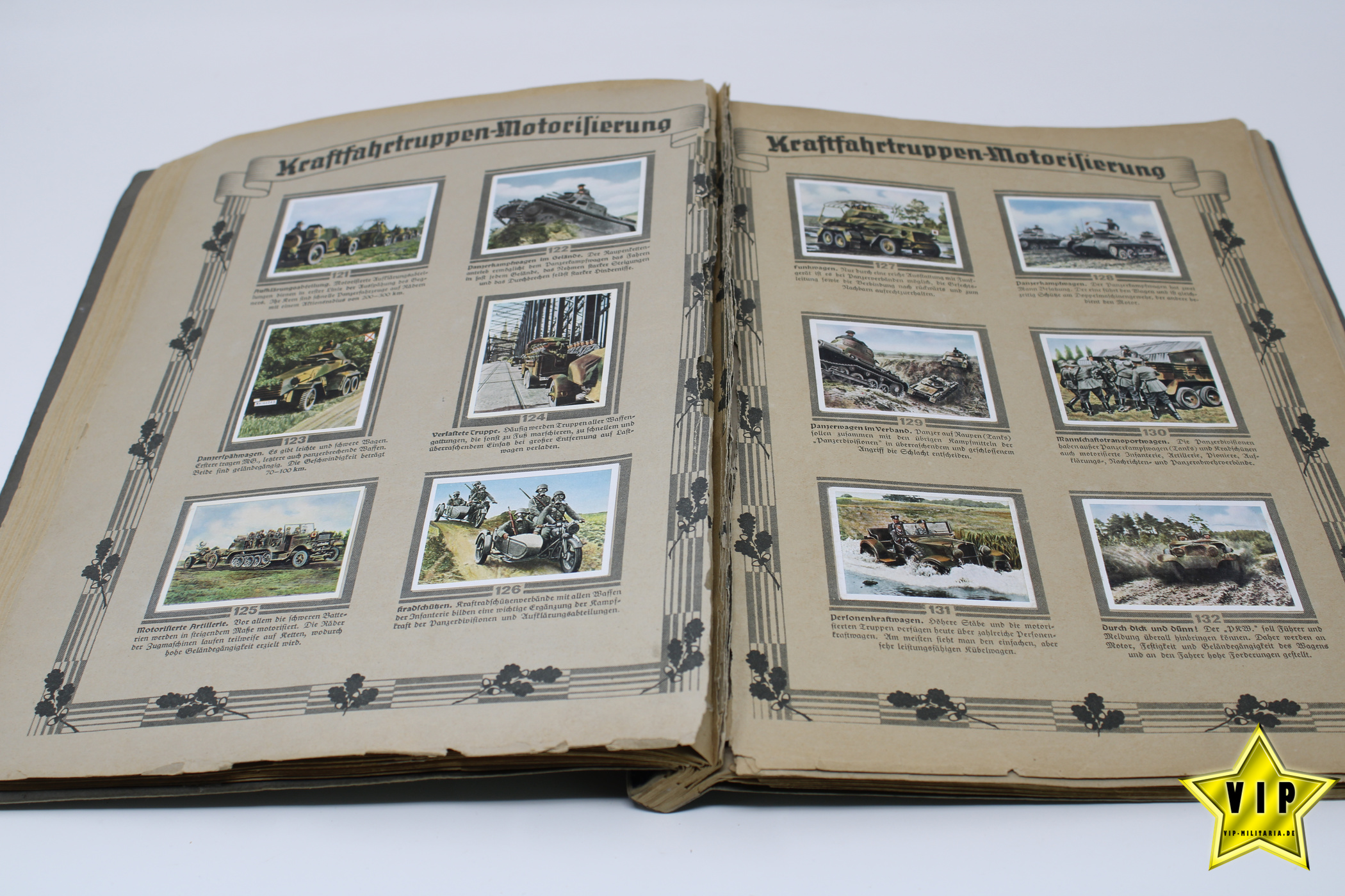 Sammelbilderalbum Die deutsche Wehrmacht
