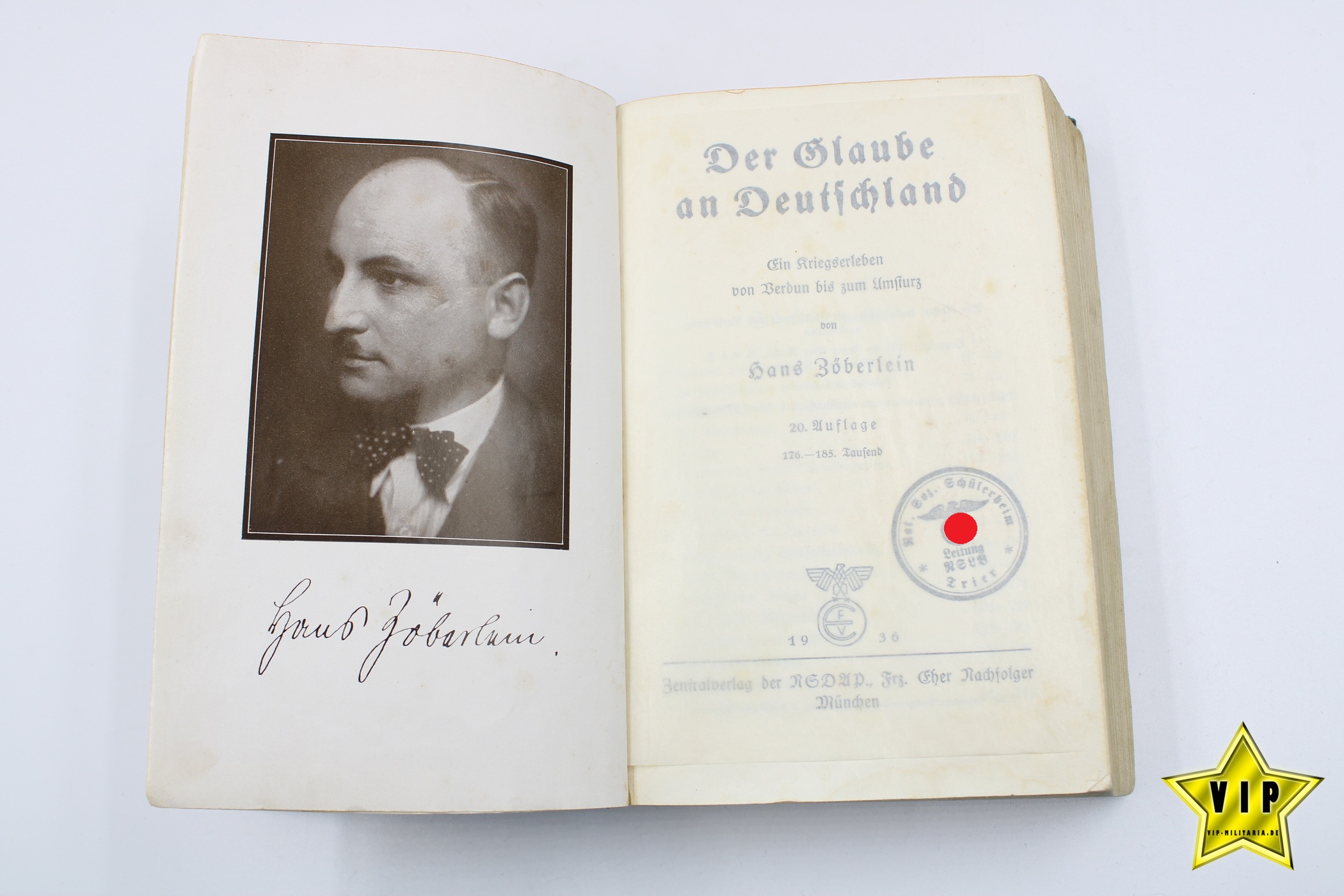 Der glaube an Deutschland von Hans Zöberlein 1936