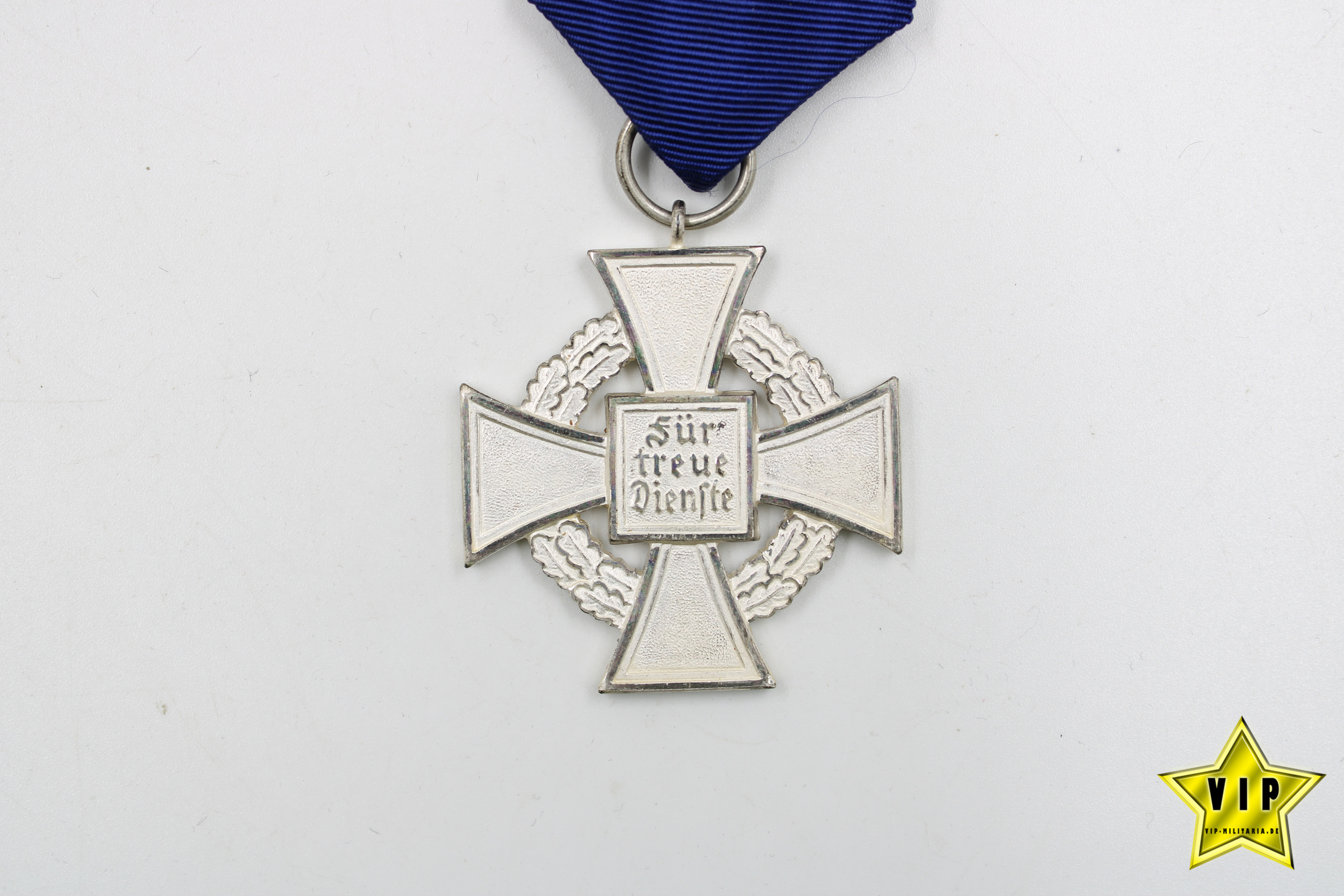 Treuedienst-Ehrenzeichen in Silber im Verleihungsetui 