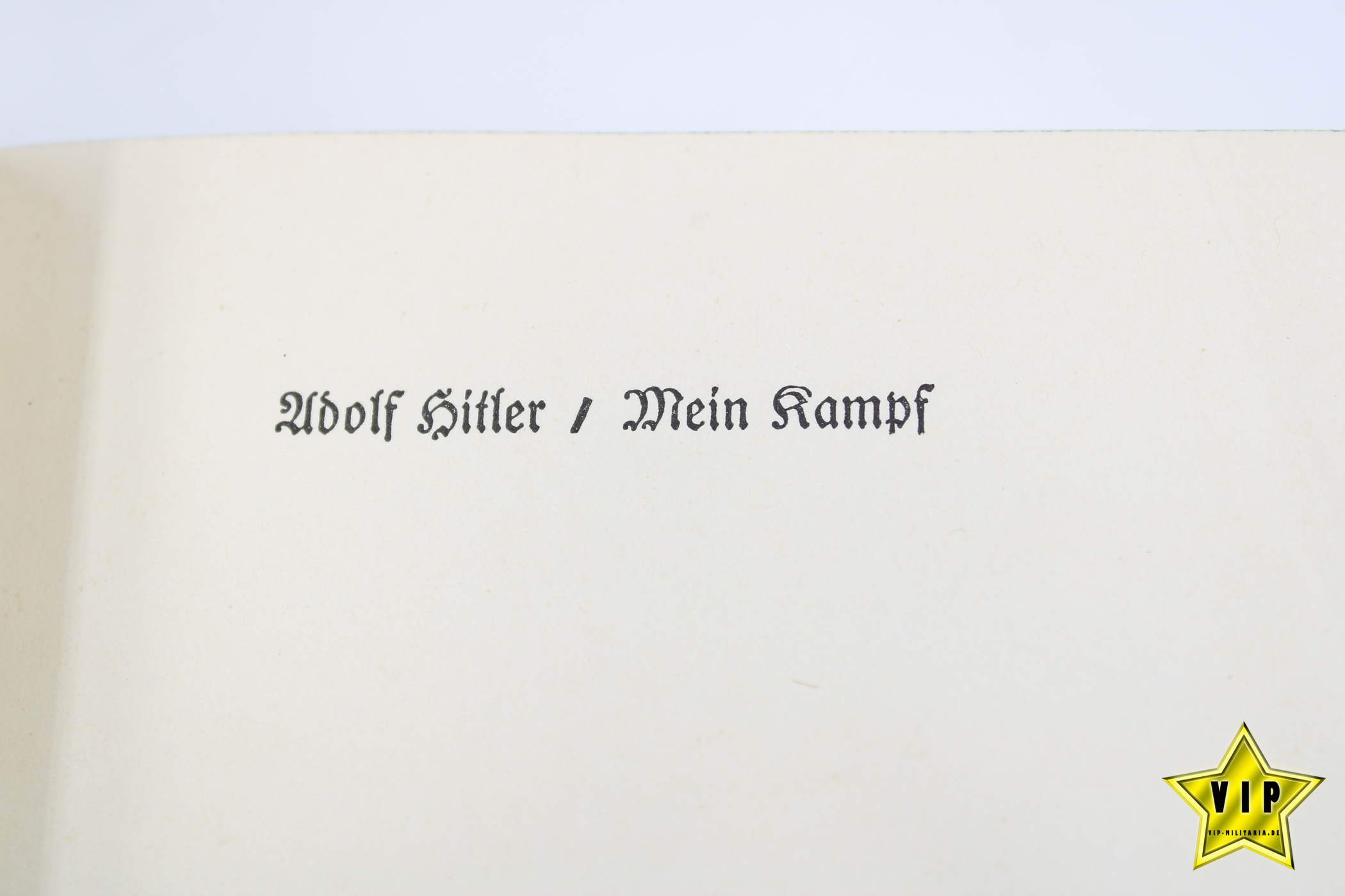 Mein Kampf 1939 Beamtenausgabe mit dem seltenen Schutzumschlag