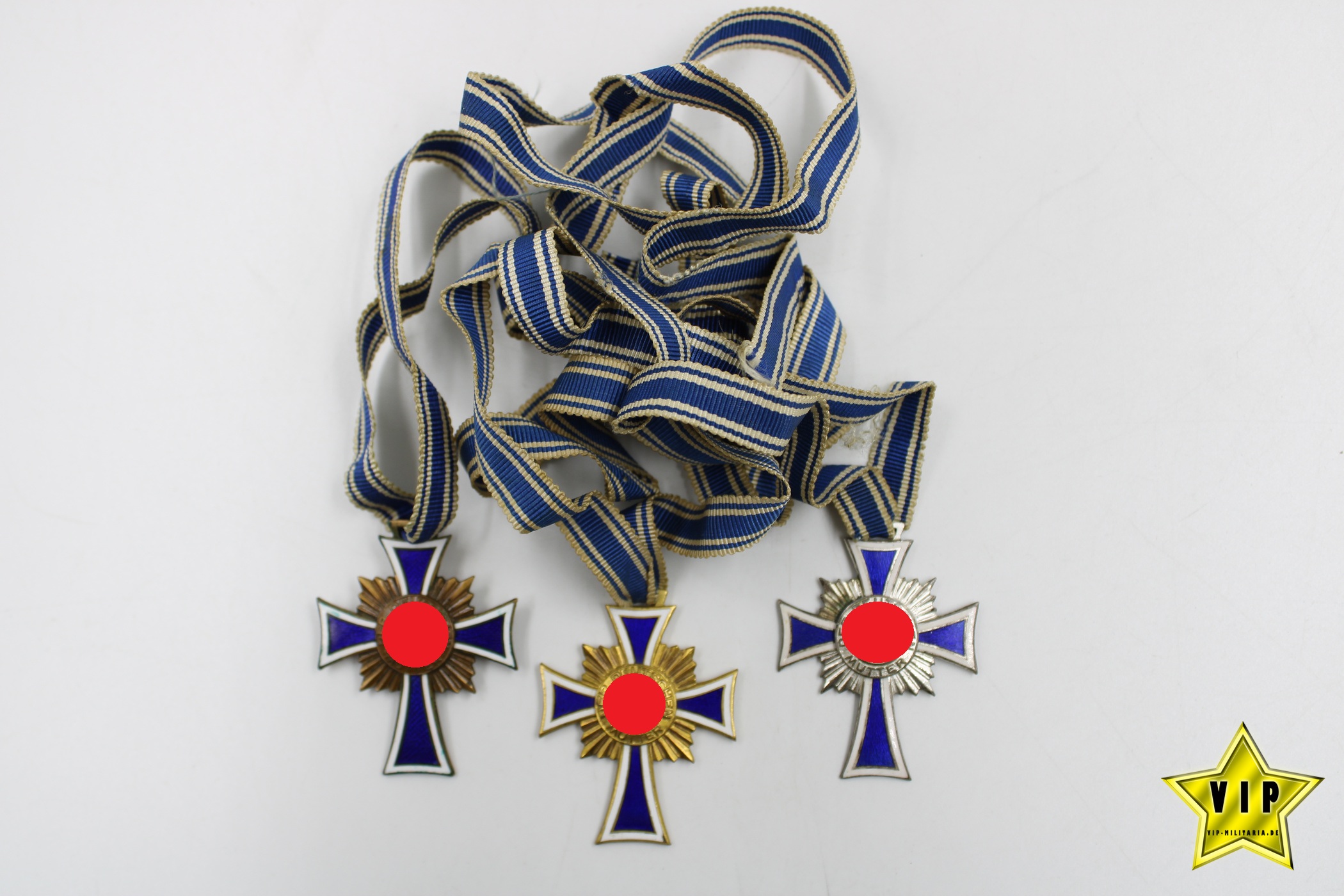 Mutterkreuz Gold+Silber+Bronze 