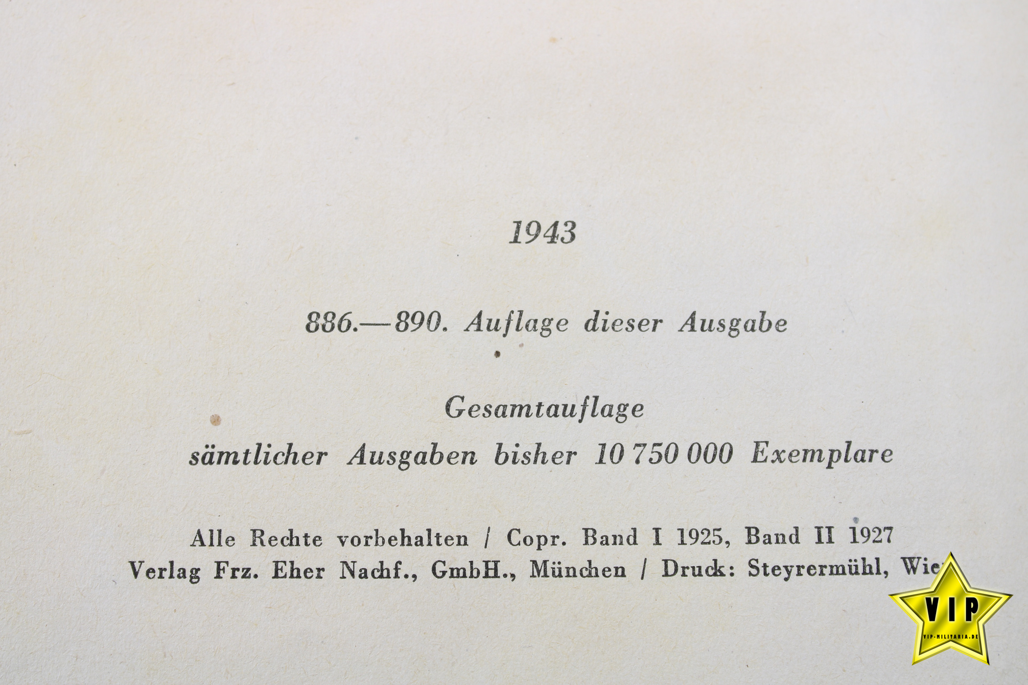 Mein Kampf 1943 in Lateinschrift