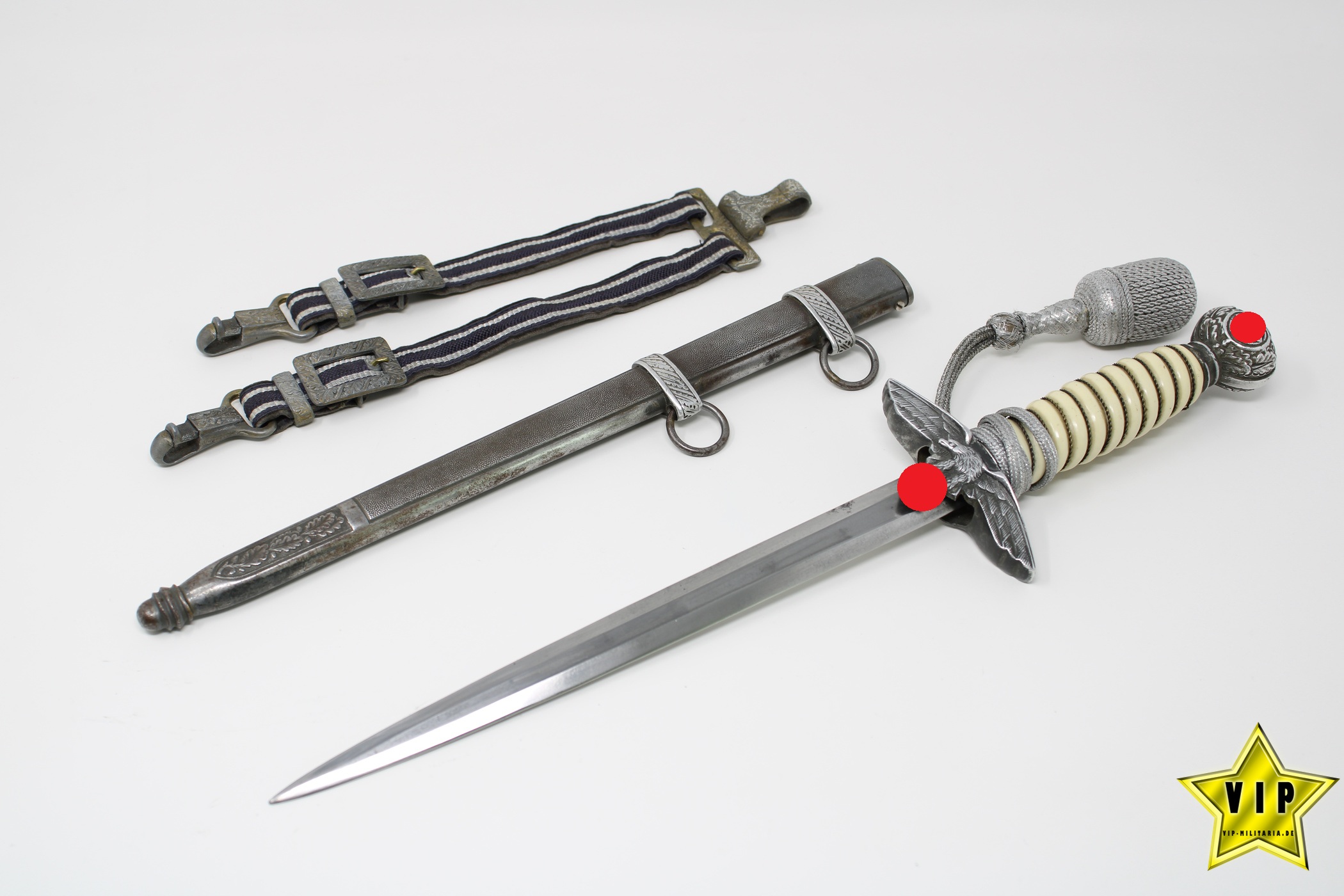 Wehrmacht Luftwaffe Offiziersdolch H. Kolping, Solingen komplett