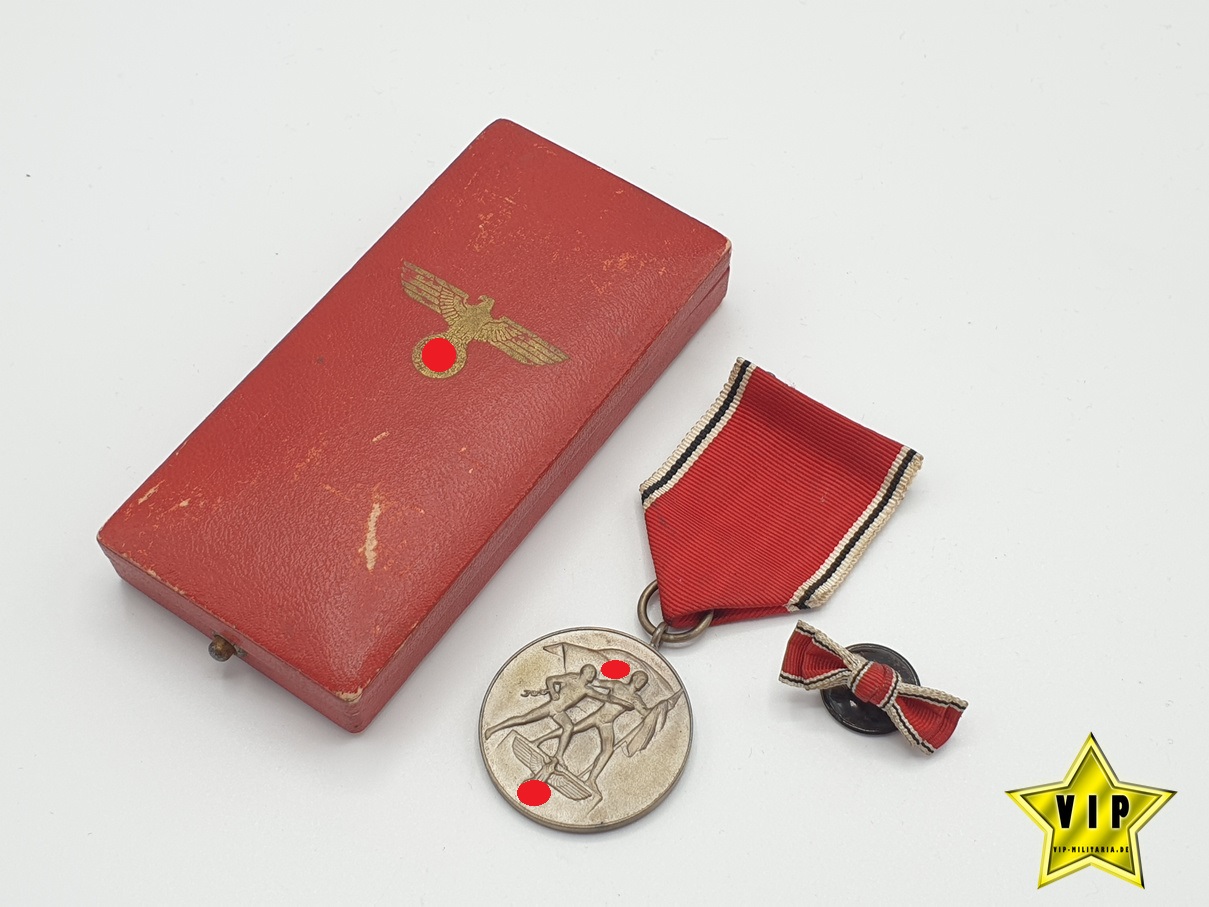 Anschluss Medaille 13. März 1938 Österreich im Etui