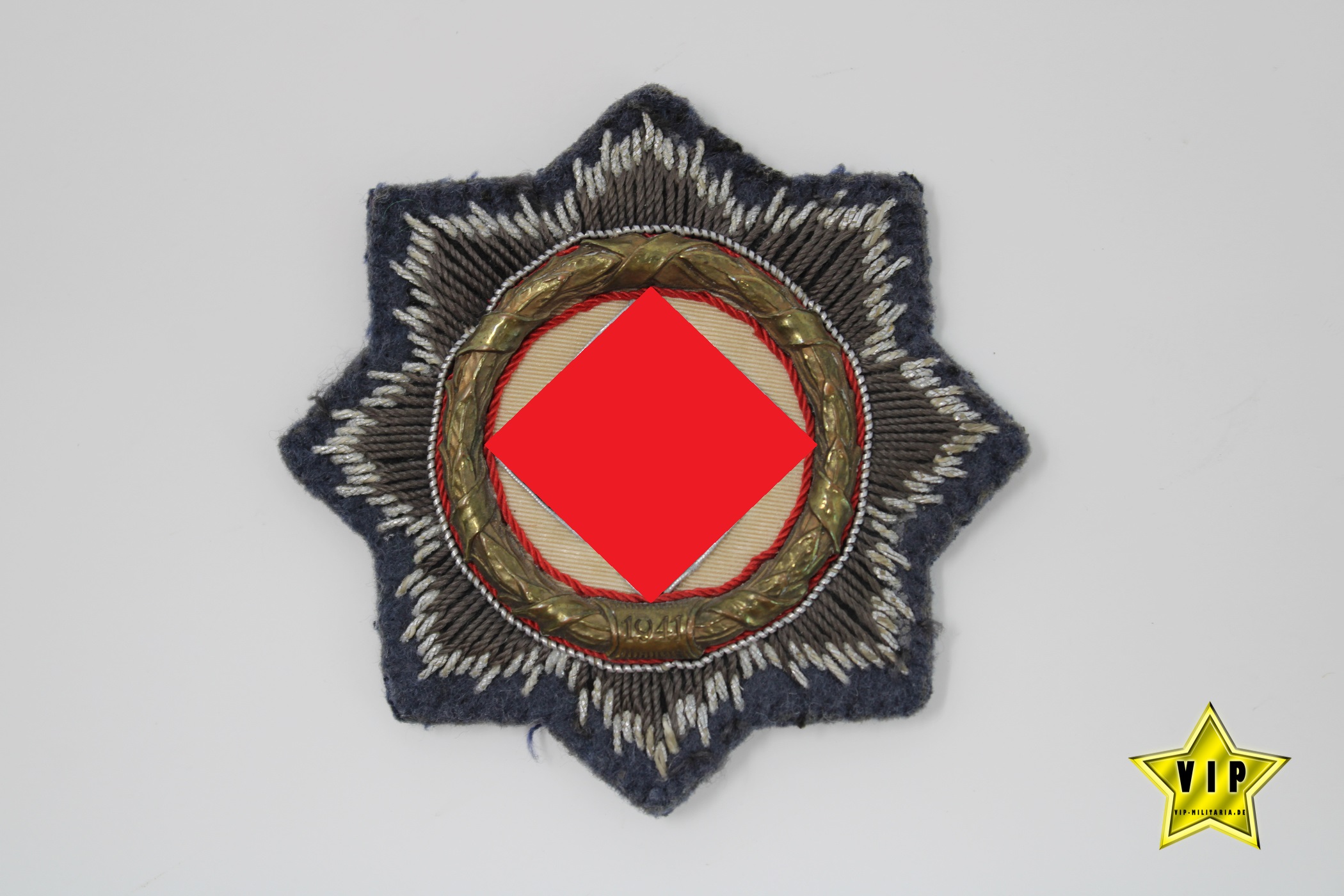 Deutsches Kreuz in Gold Stoffausführung Luftwaffe