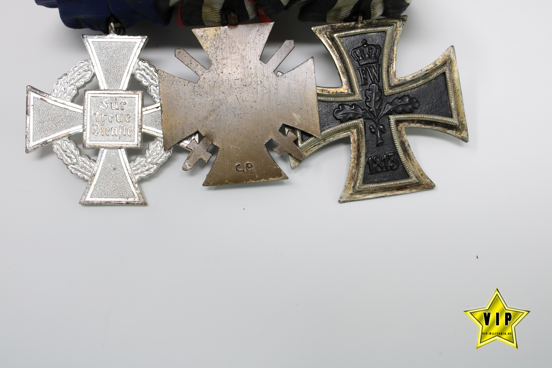 DREIER- SPANGE EISERNES KREUZ 1914