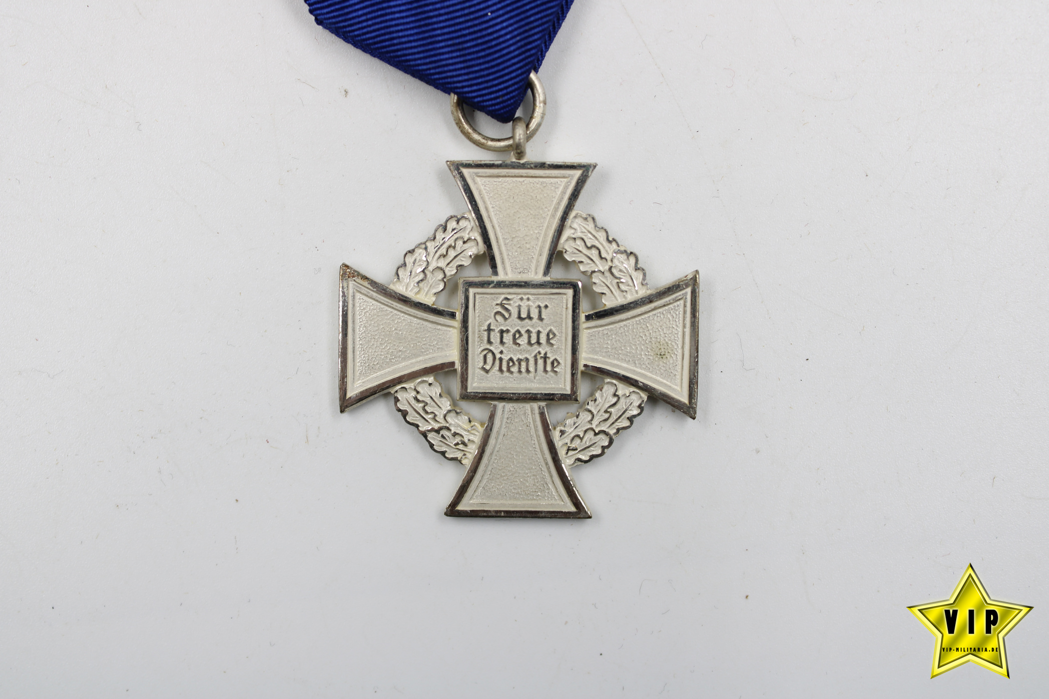 Treuedienst Ehrenzeichen 25 in Silber im Verleihungsetui + Miniaturen