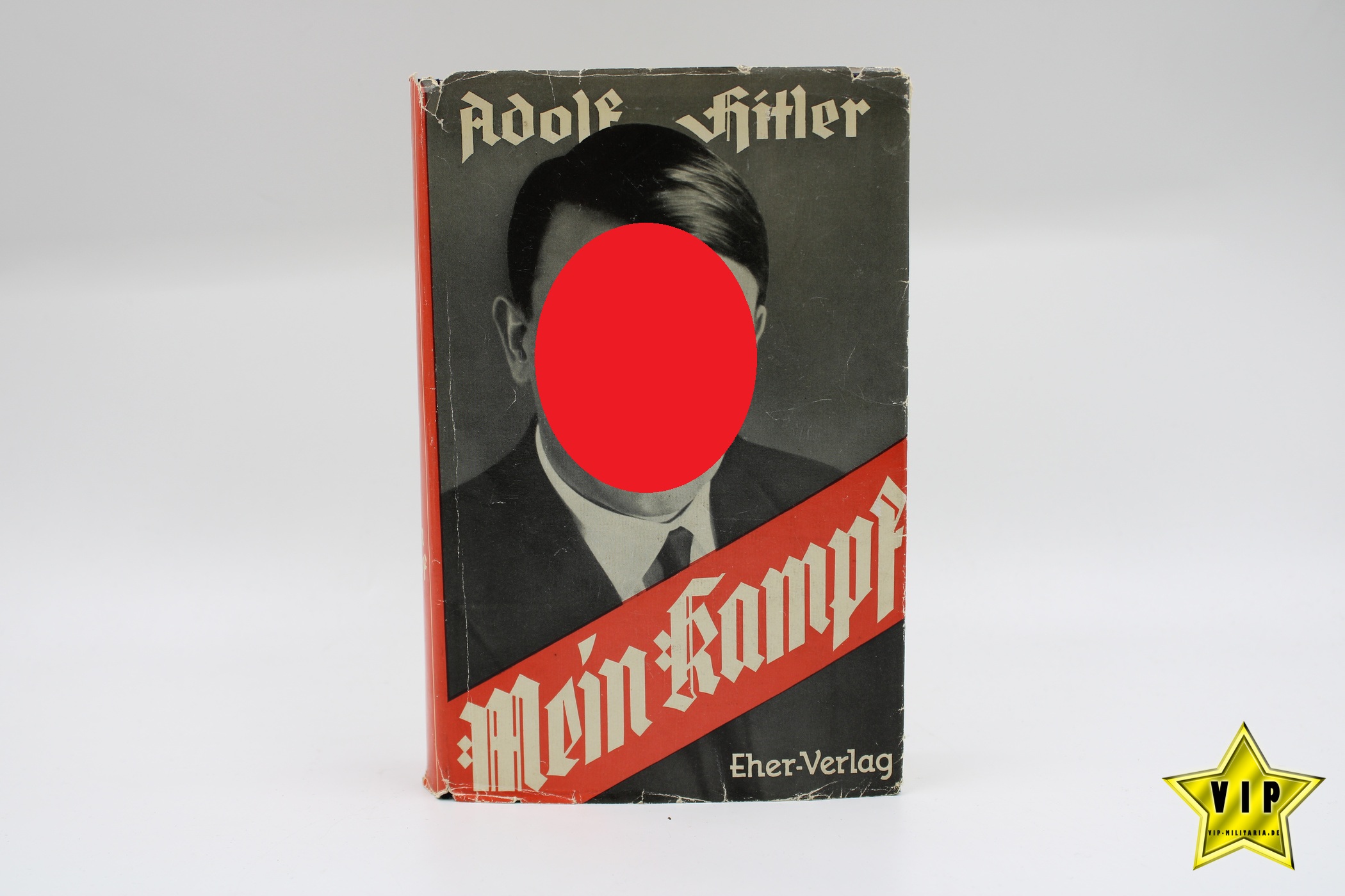 Mein Kampf Volksausgabe 1942 mit Schutzumschlag in Lateinschrift