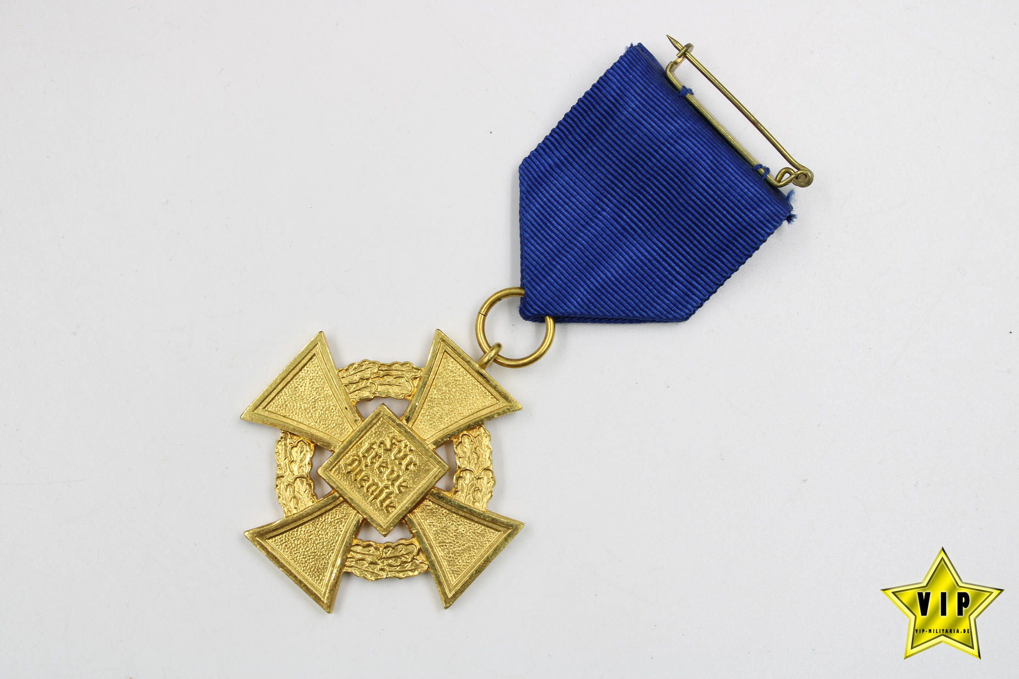 Treuedienst Ehrenzeichen in Gold 40 Jahre im Etui Hersteller Deschler & Sohn, München 
