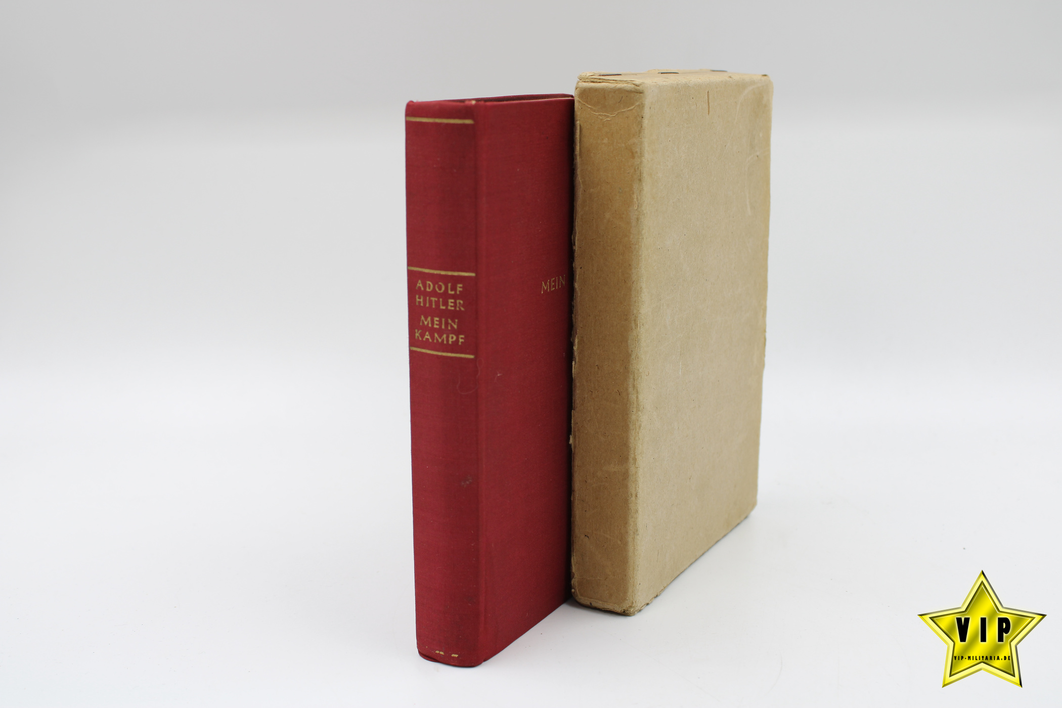  Mein Kampf 1941 Tornisterausgabe im Schuber mit Widmung