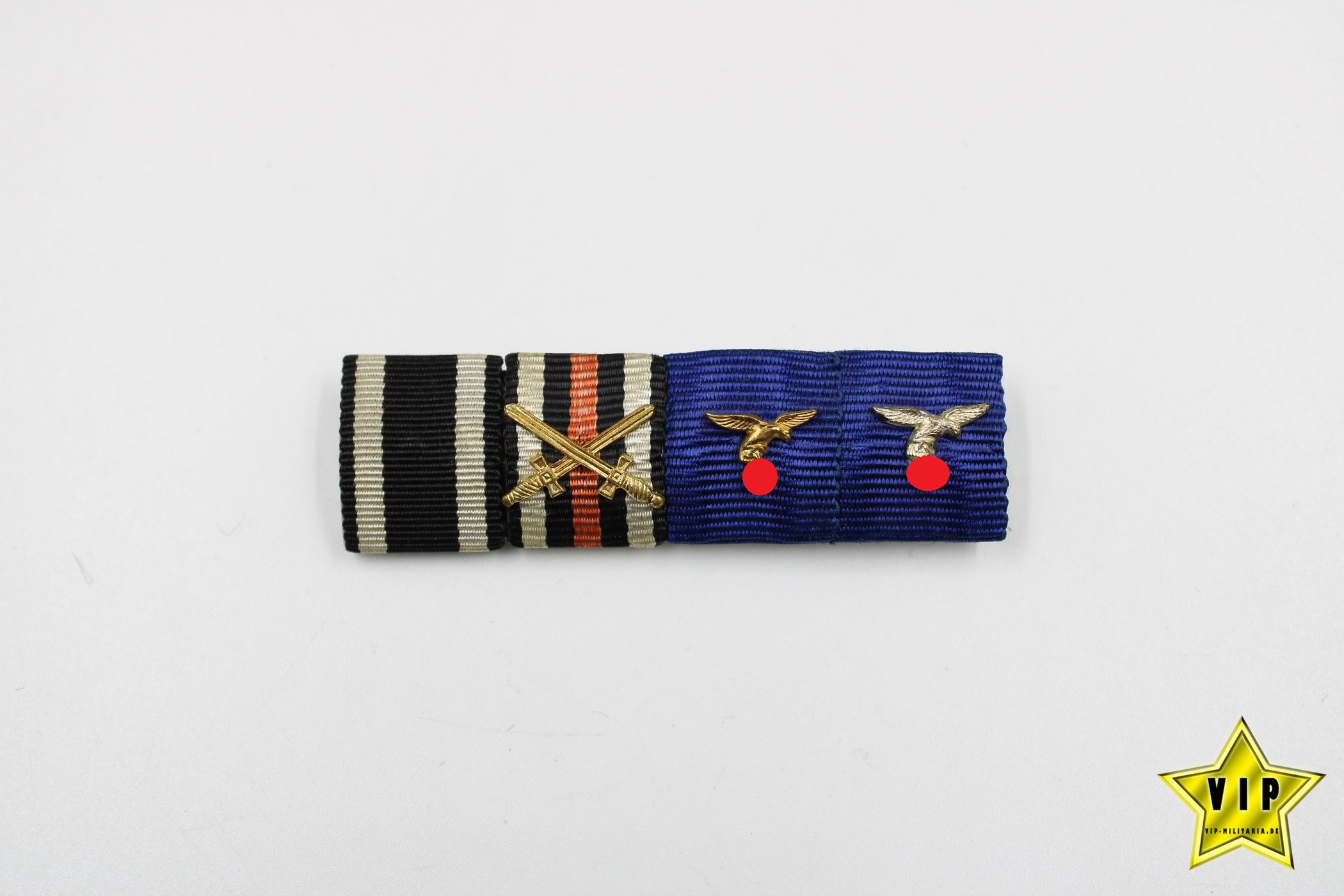 Wehrmacht vierer Spange Eisernes Kreuz 1914 + Bandspange