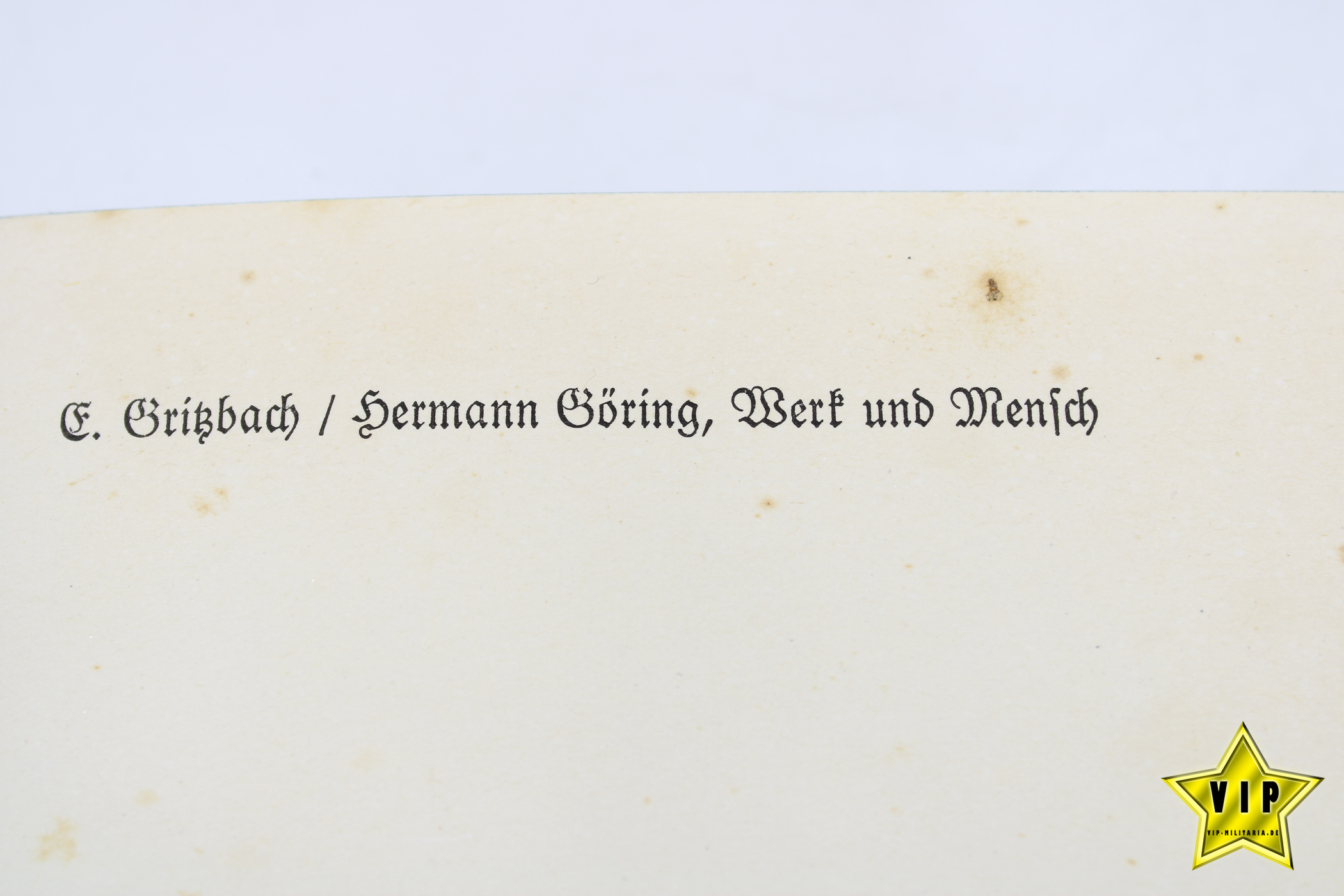 Hermann Göring Werk und Mensch 1940