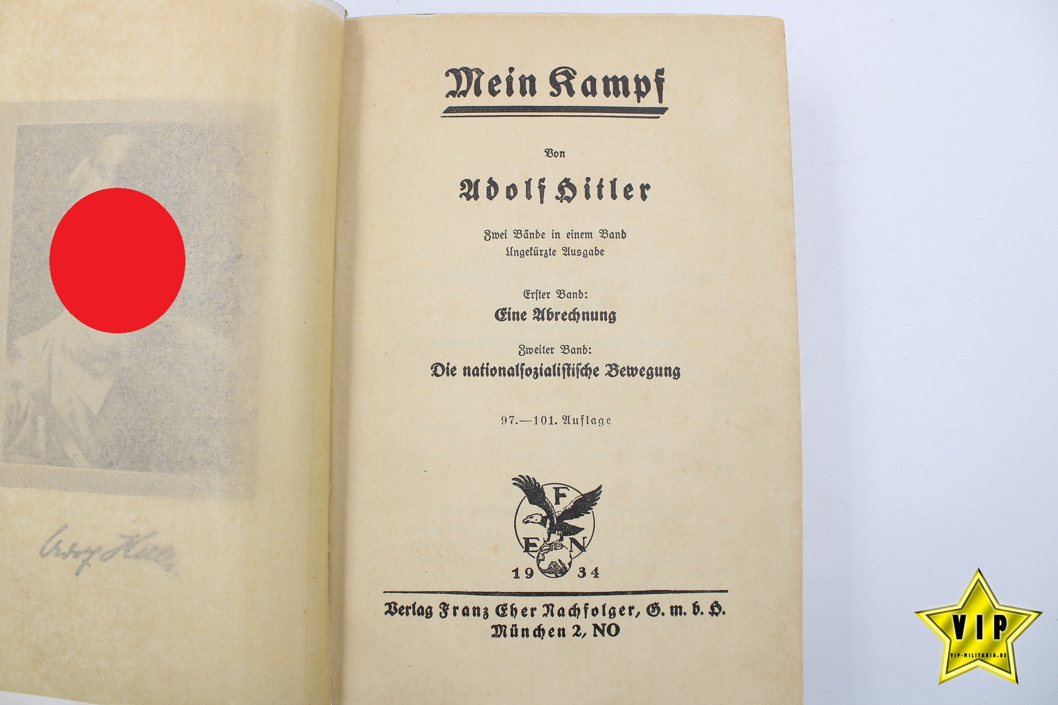 Mein Kampf 1934 Volksausgabe 
