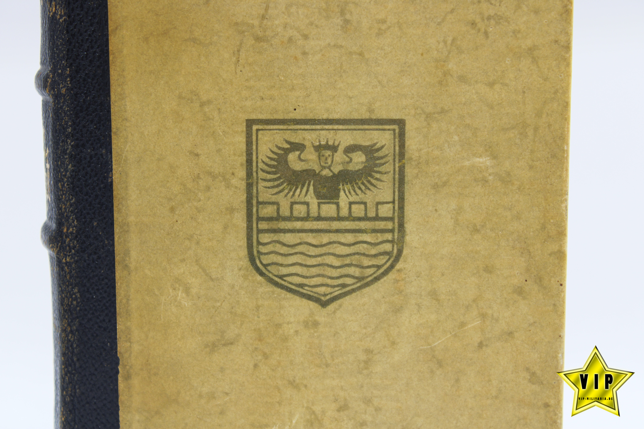 Mein Kampf 1941 mit Stadtwappen Emden im Schuber