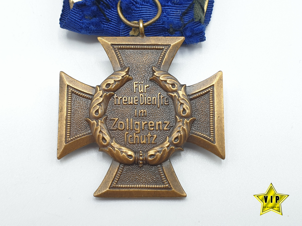 Zollgrenzschutz Ehrenzeichen 1939 an Einzelspange