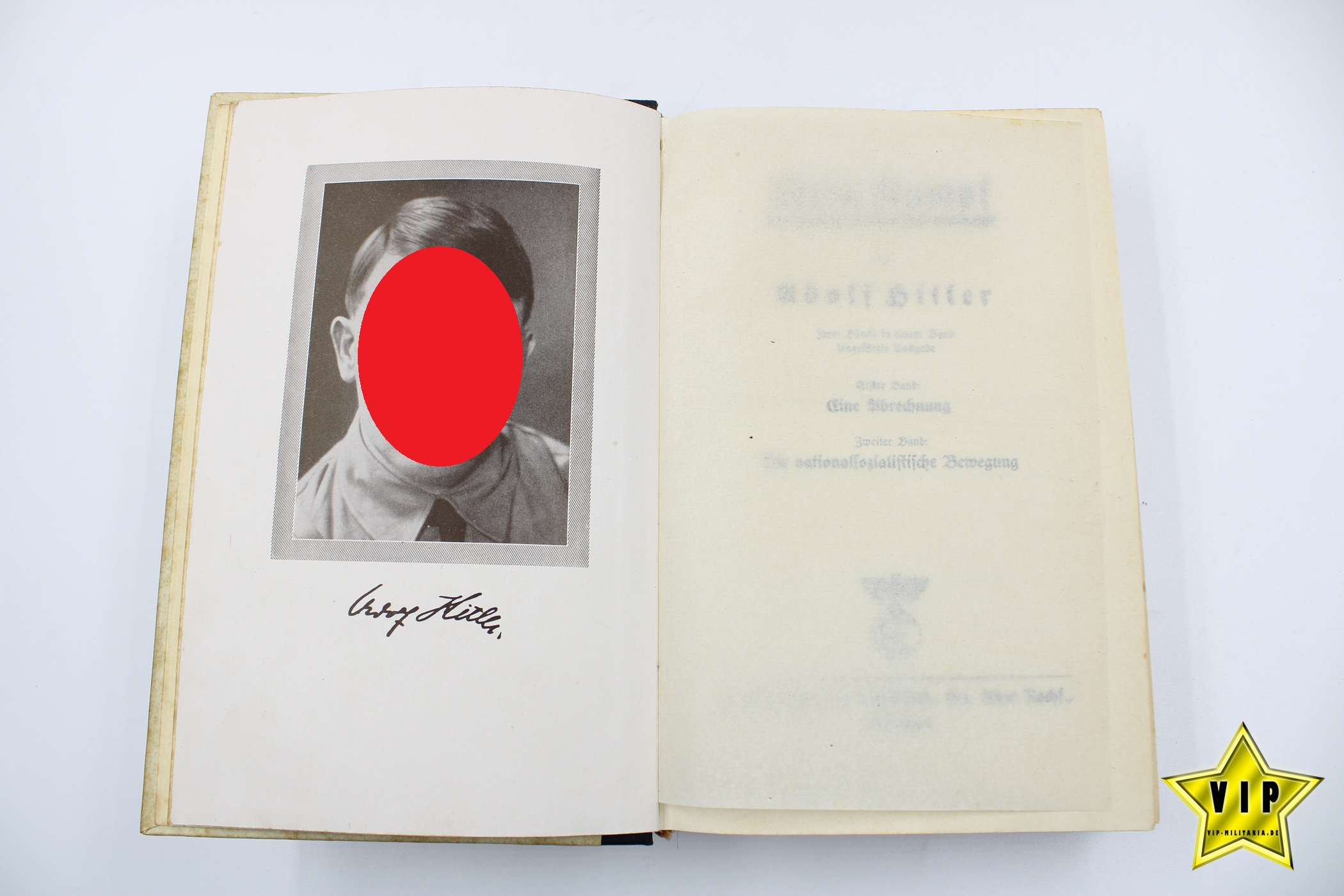 Mein Kampf 1942 mit Stadtwappen Kreis Unterwesterwald