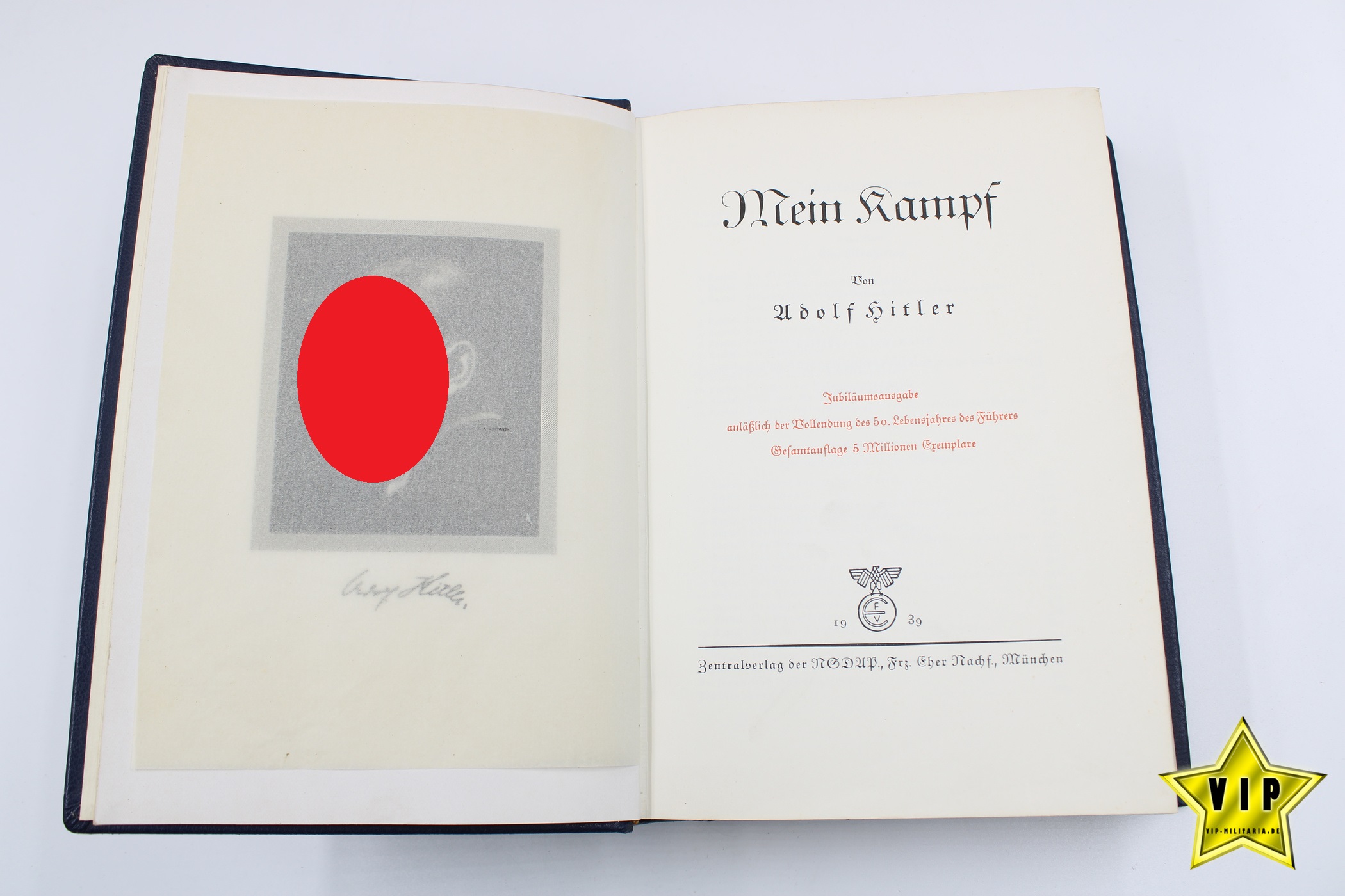 Adolf Hitler Mein Kampf Jubiläumsausgabe 50 Jahre