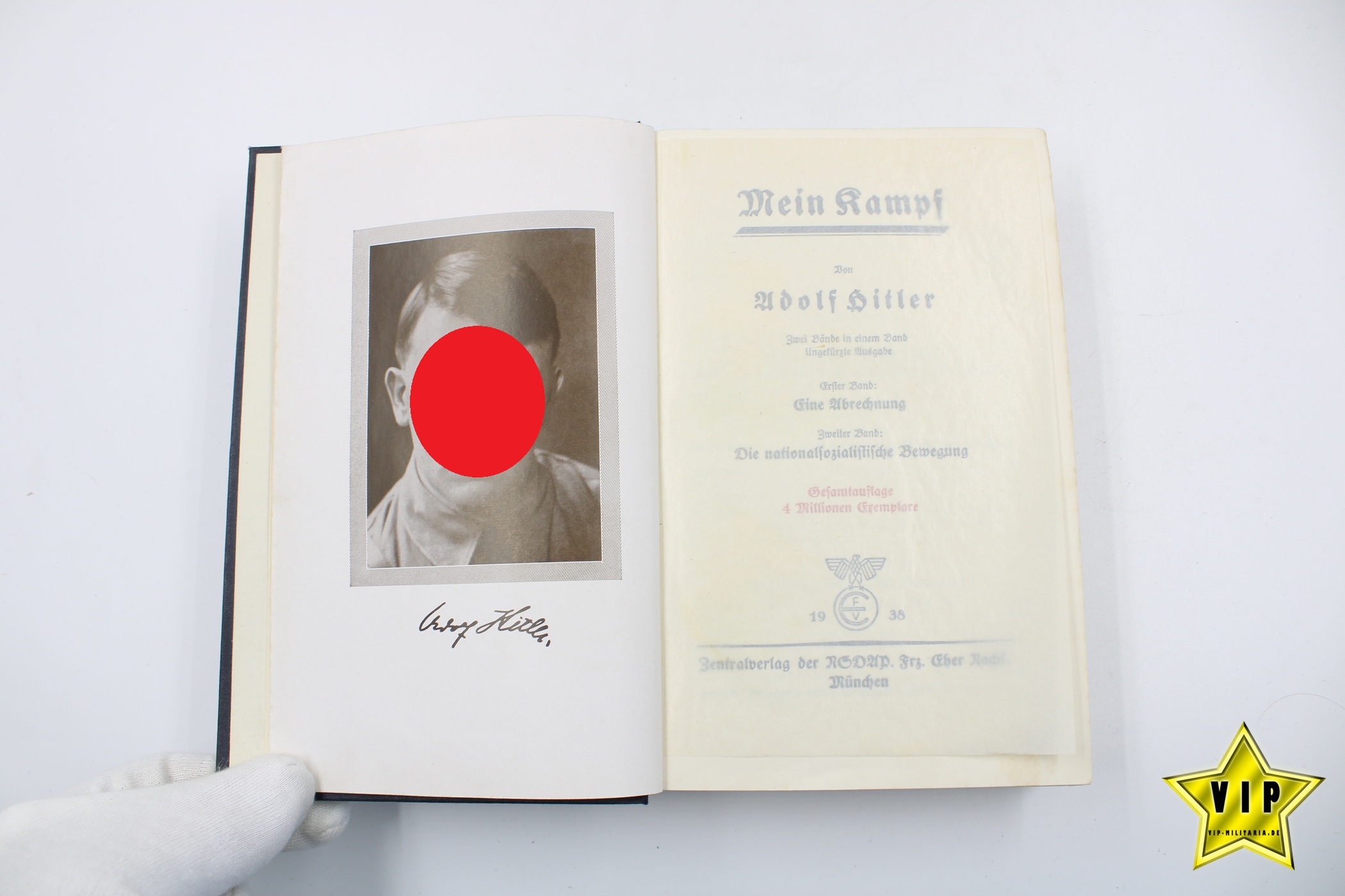 Mein Kampf 1938 Jubiläumsausgabe 