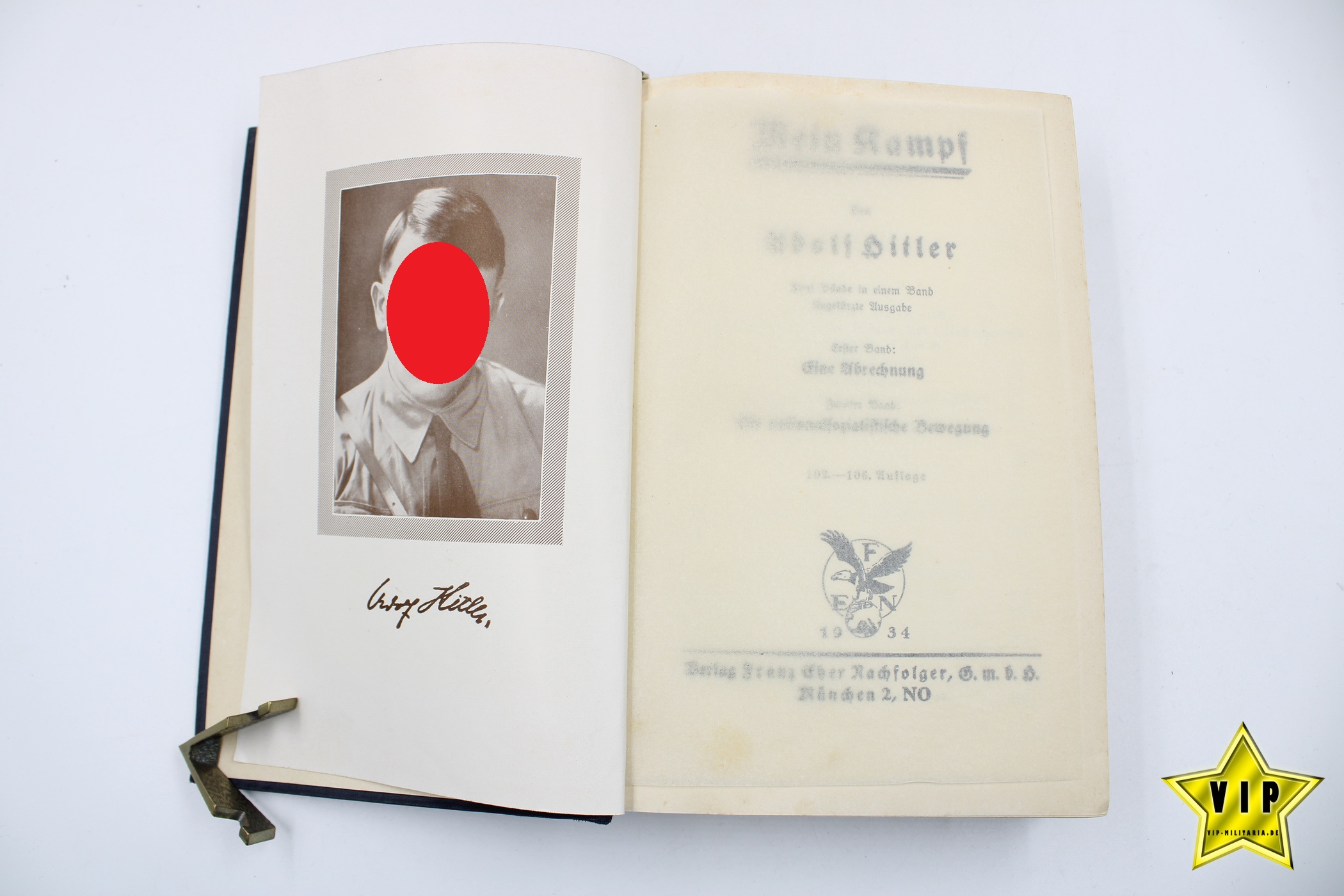 Mein Kampf 1934 Volksausgabe 