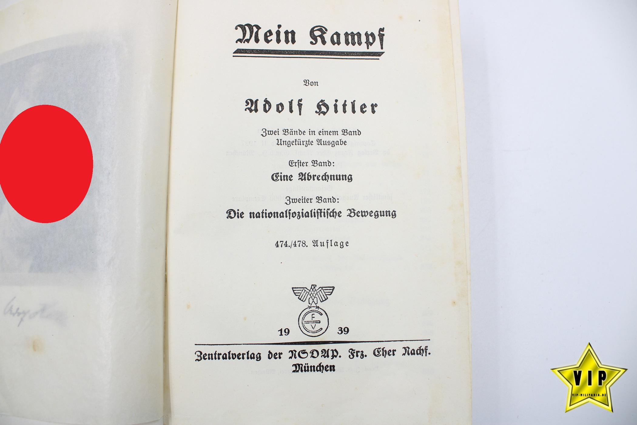 Mein Kampf 1939 Volksausgabe