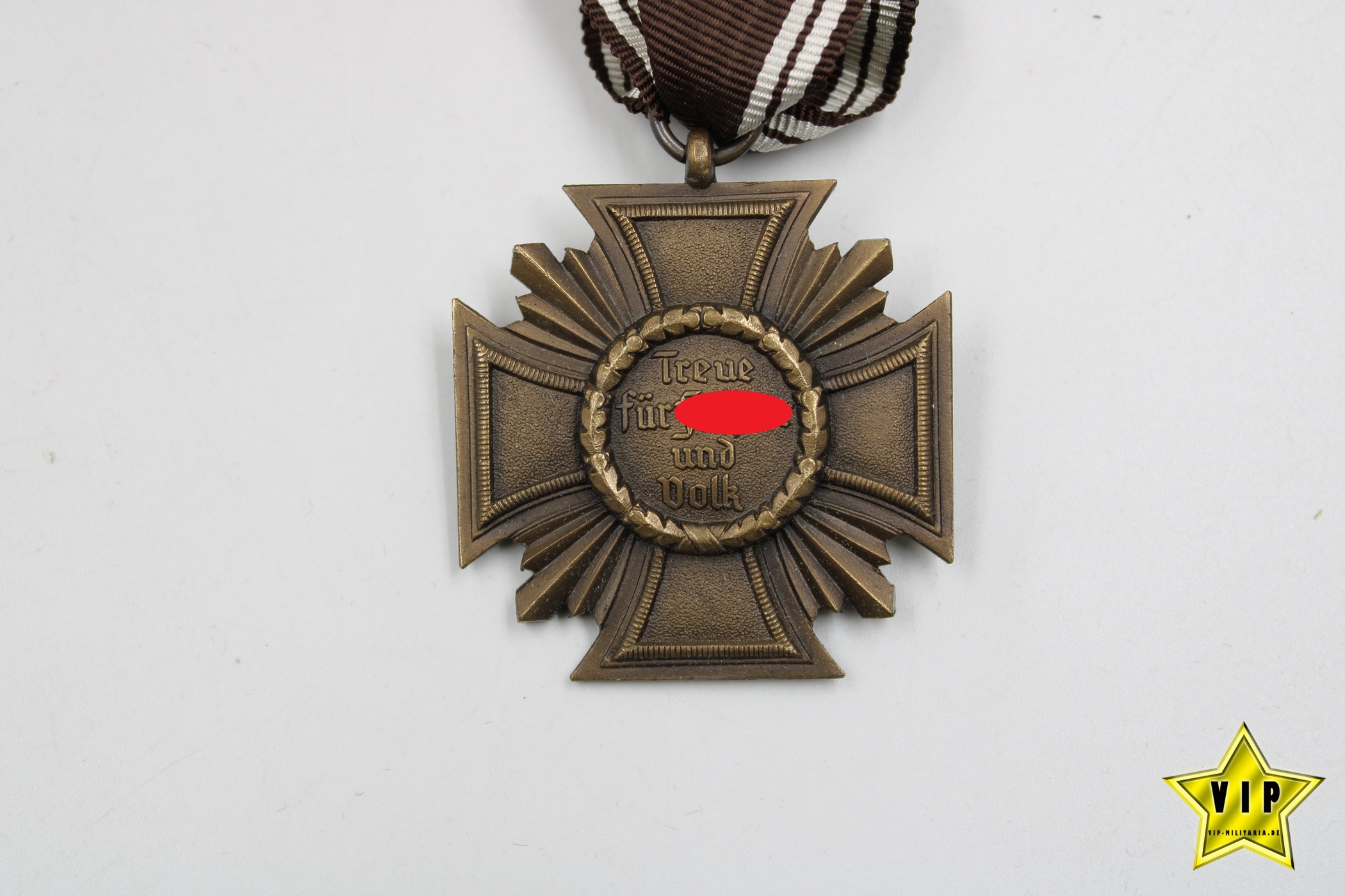 Dienstauszeichnung der NSDAP in Bronze im Etui