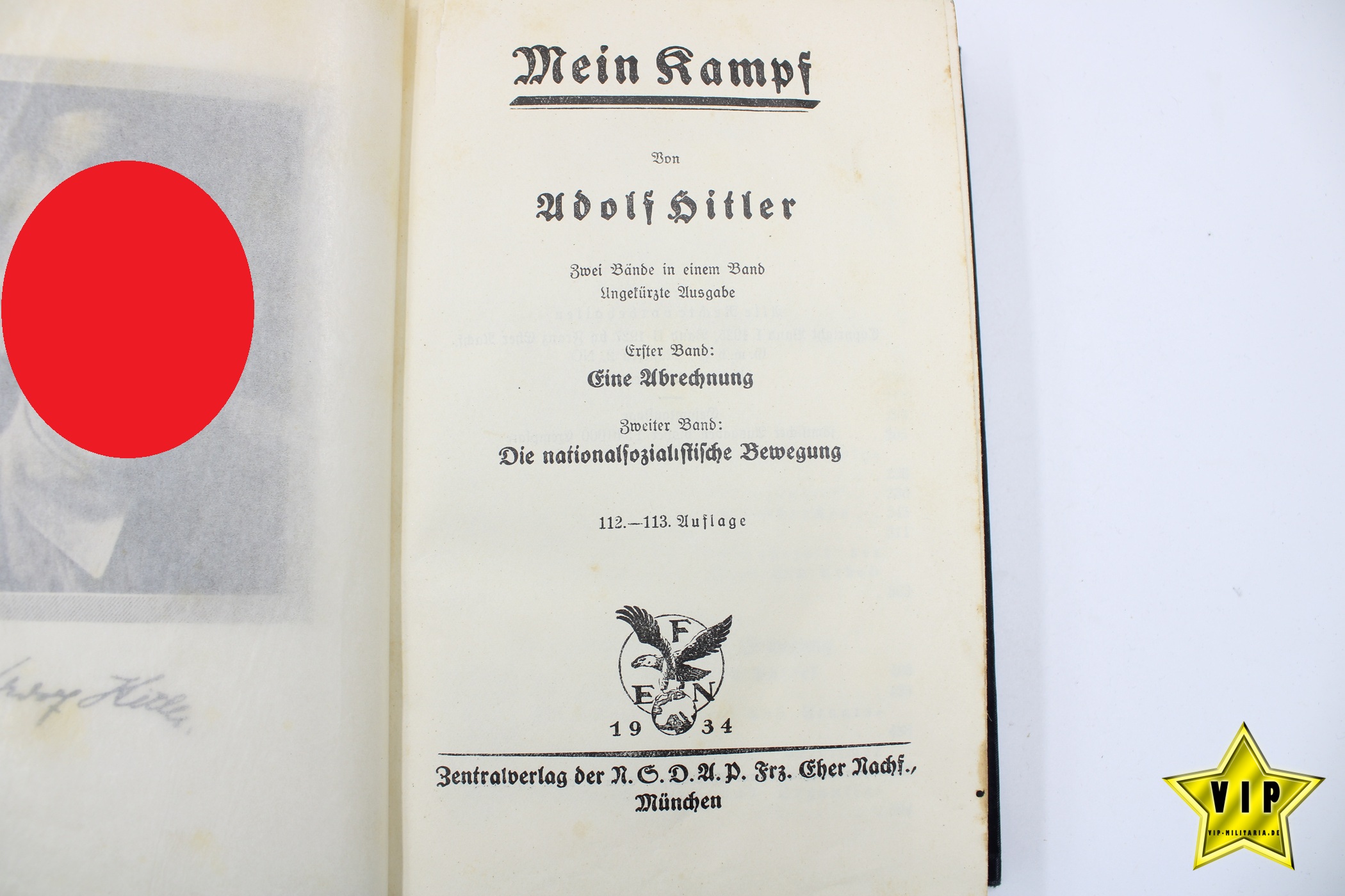 Mein Kampf 1934 Volksausgabe