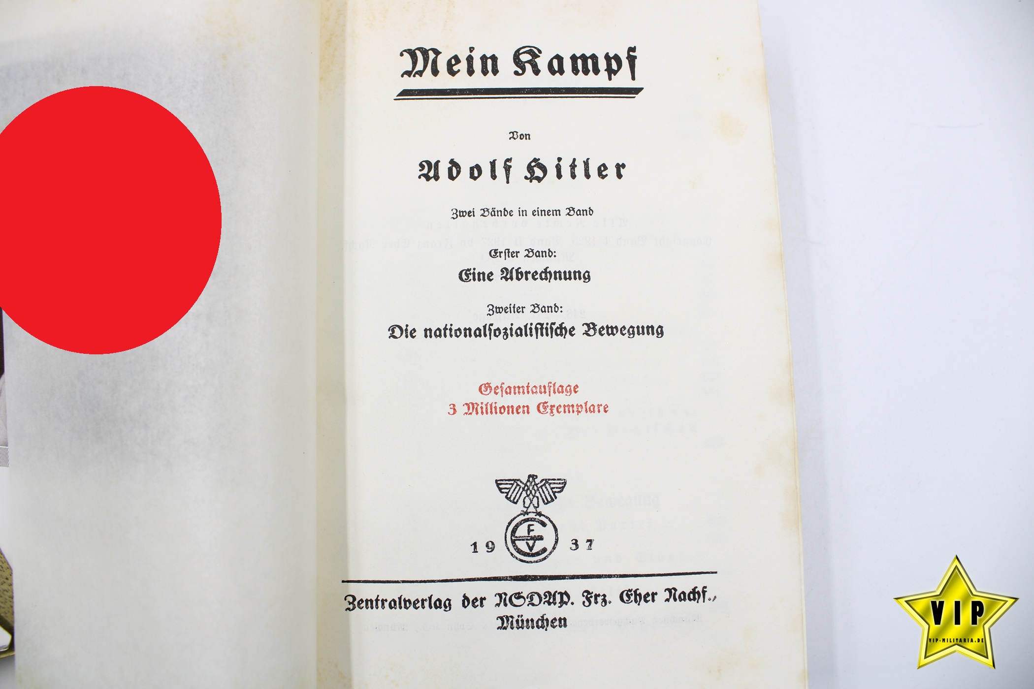 Mein Kampf 1937 Jubiläumsausgabe